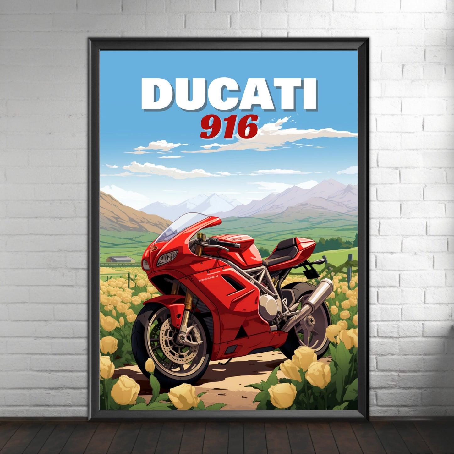 Ducati 916 Print