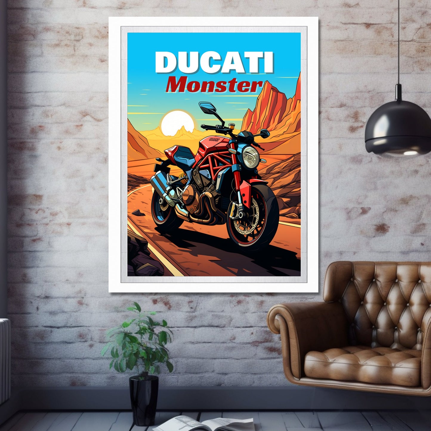 Ducati Monster Print