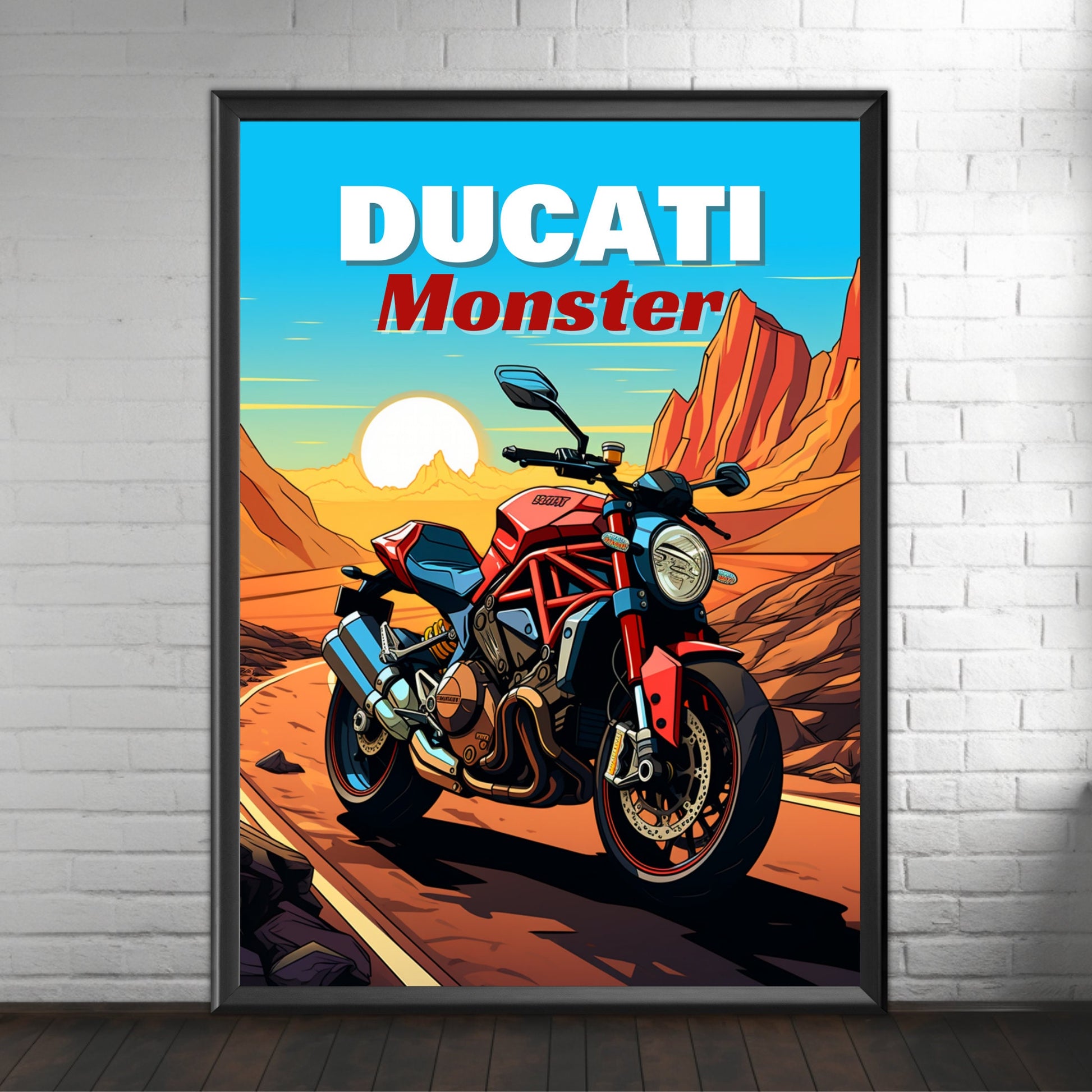 Ducati Monster Print