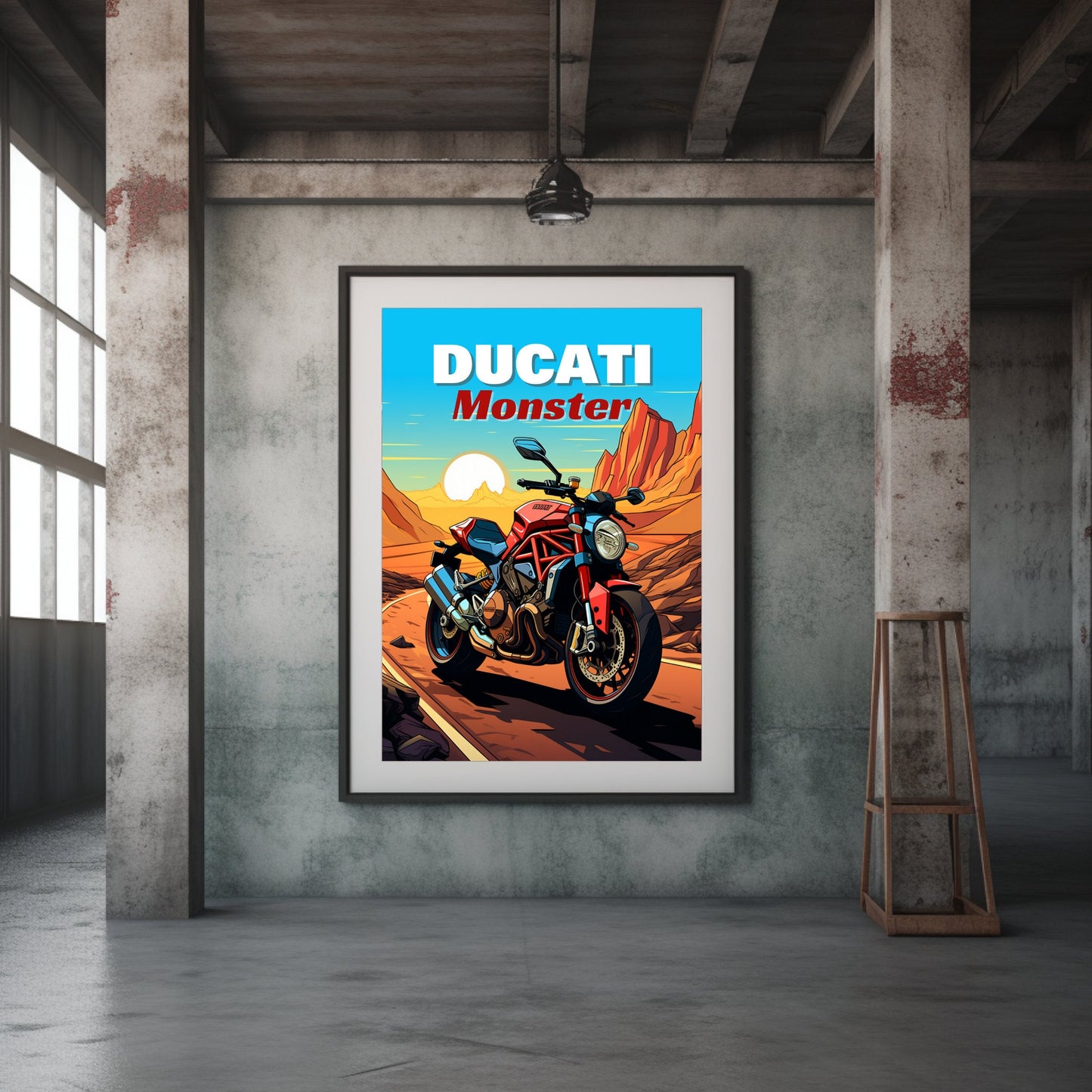 Ducati Monster Print