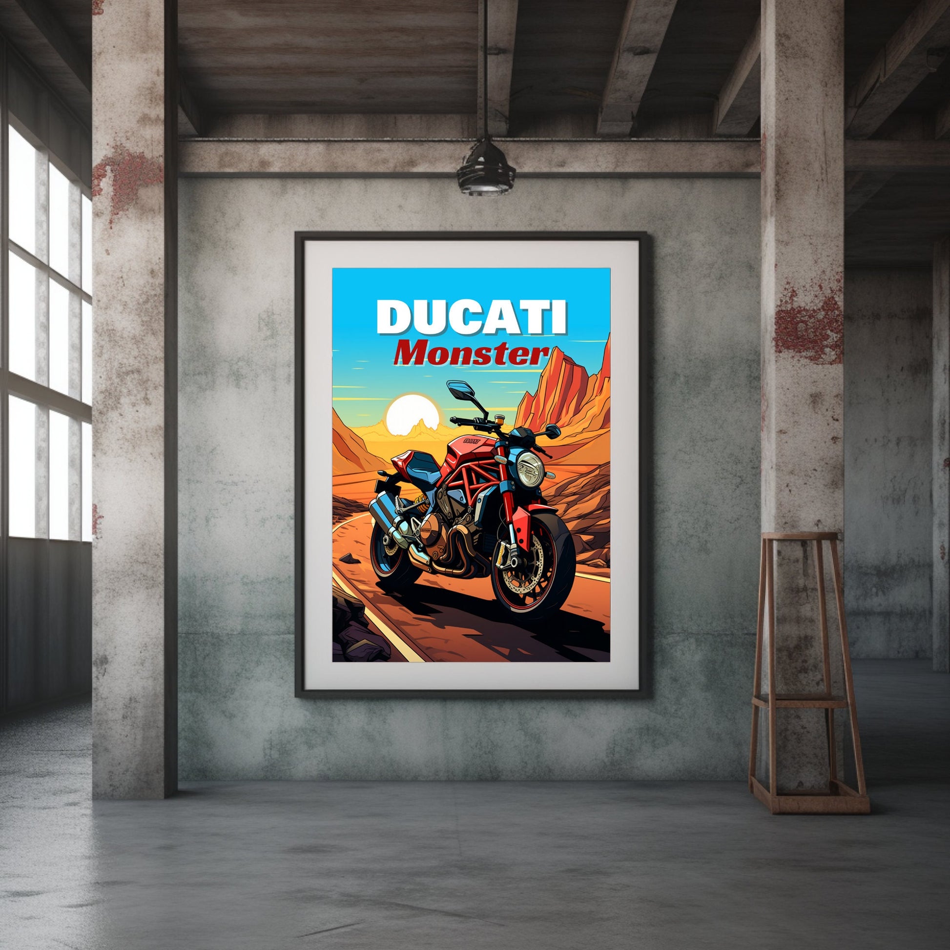 Ducati Monster Print