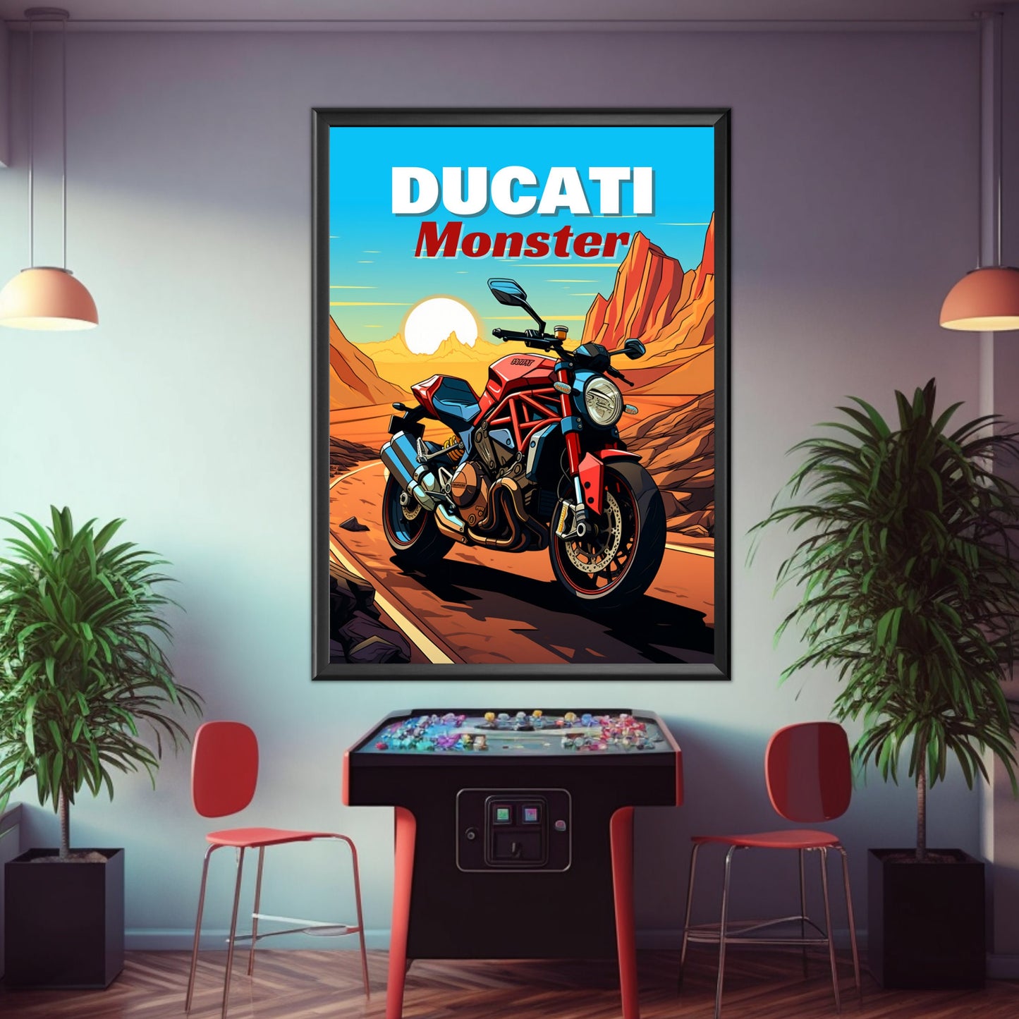 Ducati Monster Print