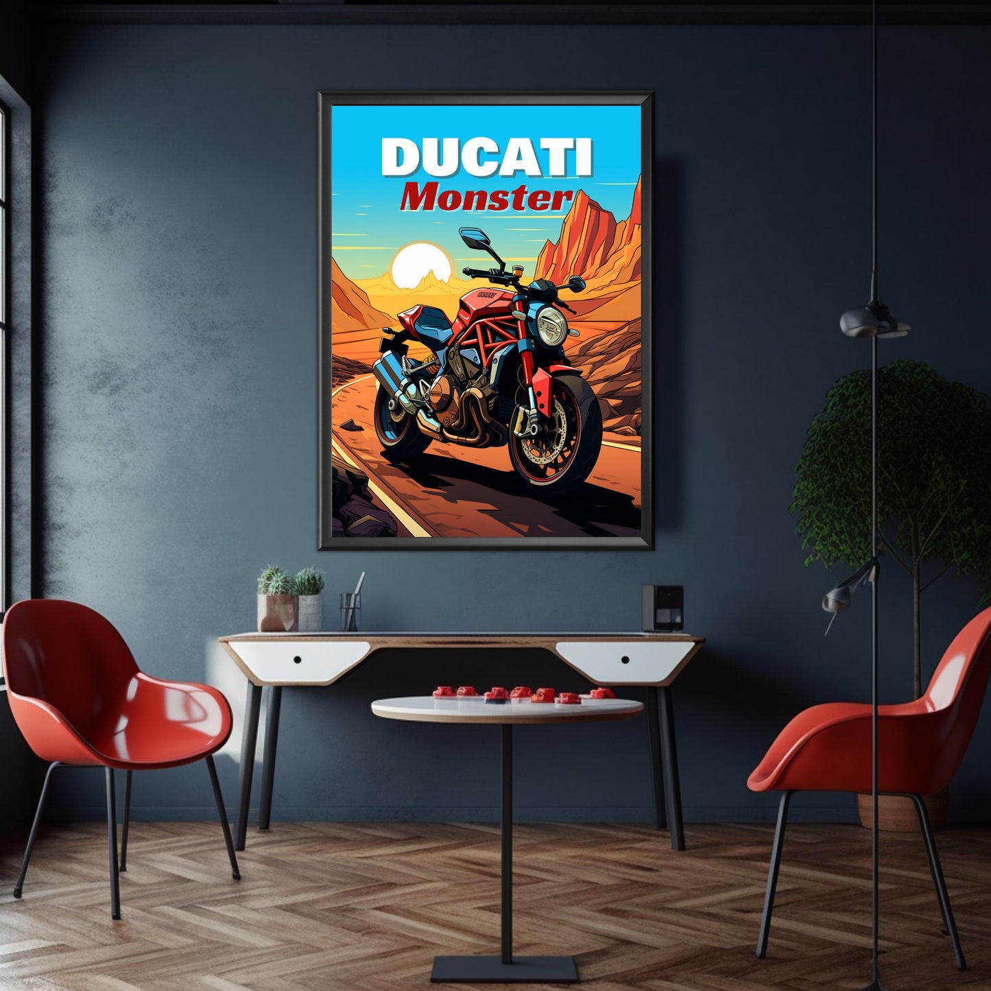 Ducati Monster Print