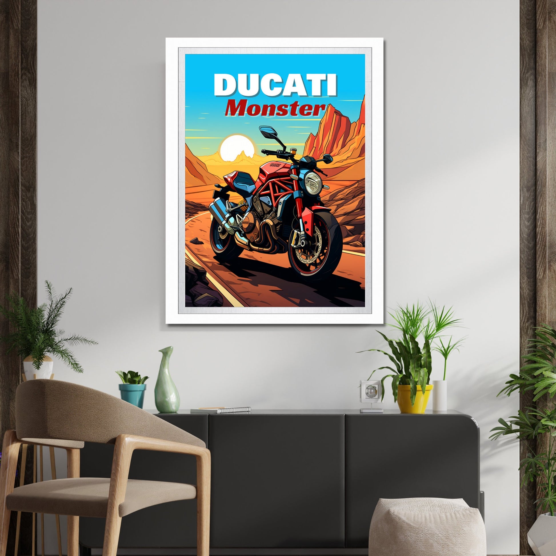 Ducati Monster Print