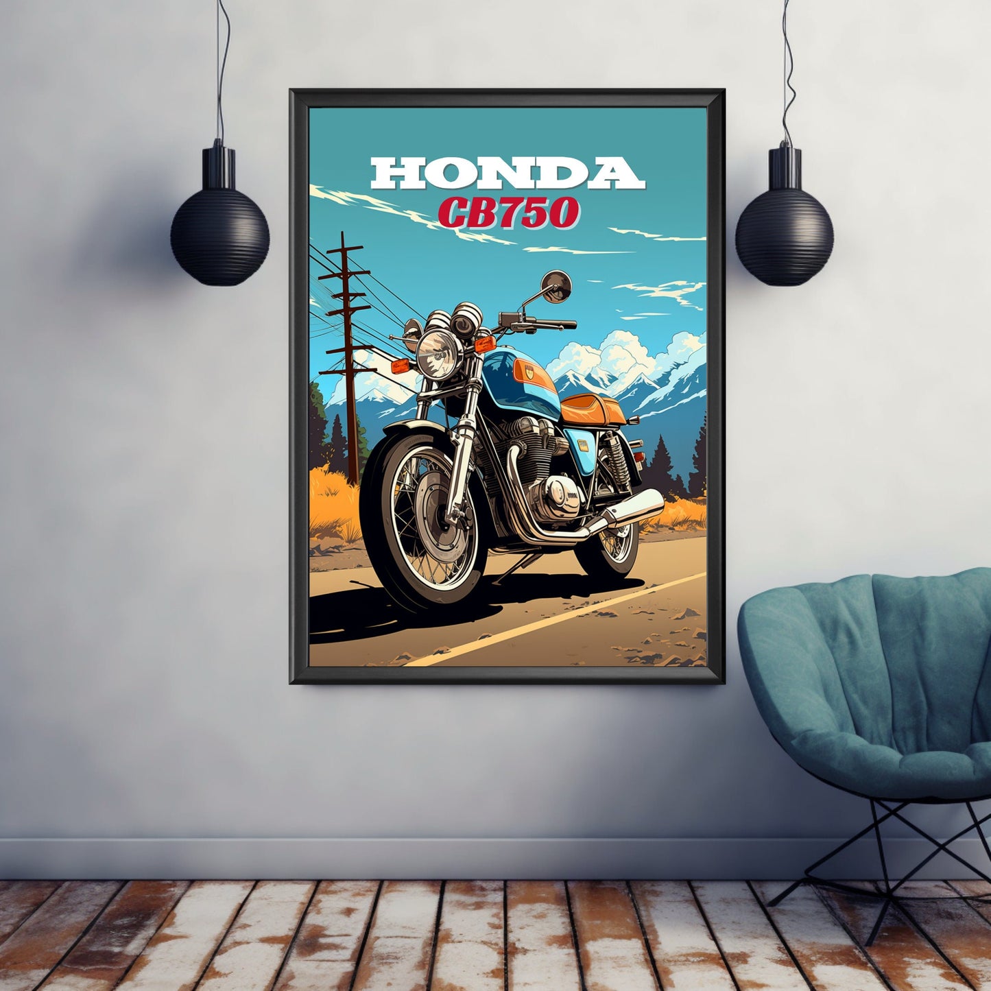 Honda CB750 Print