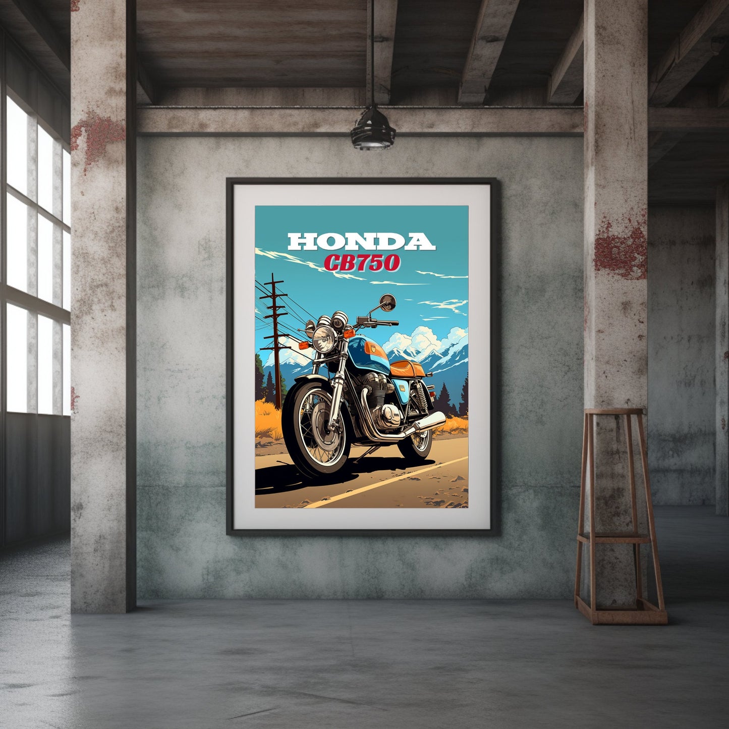 Honda CB750 Print