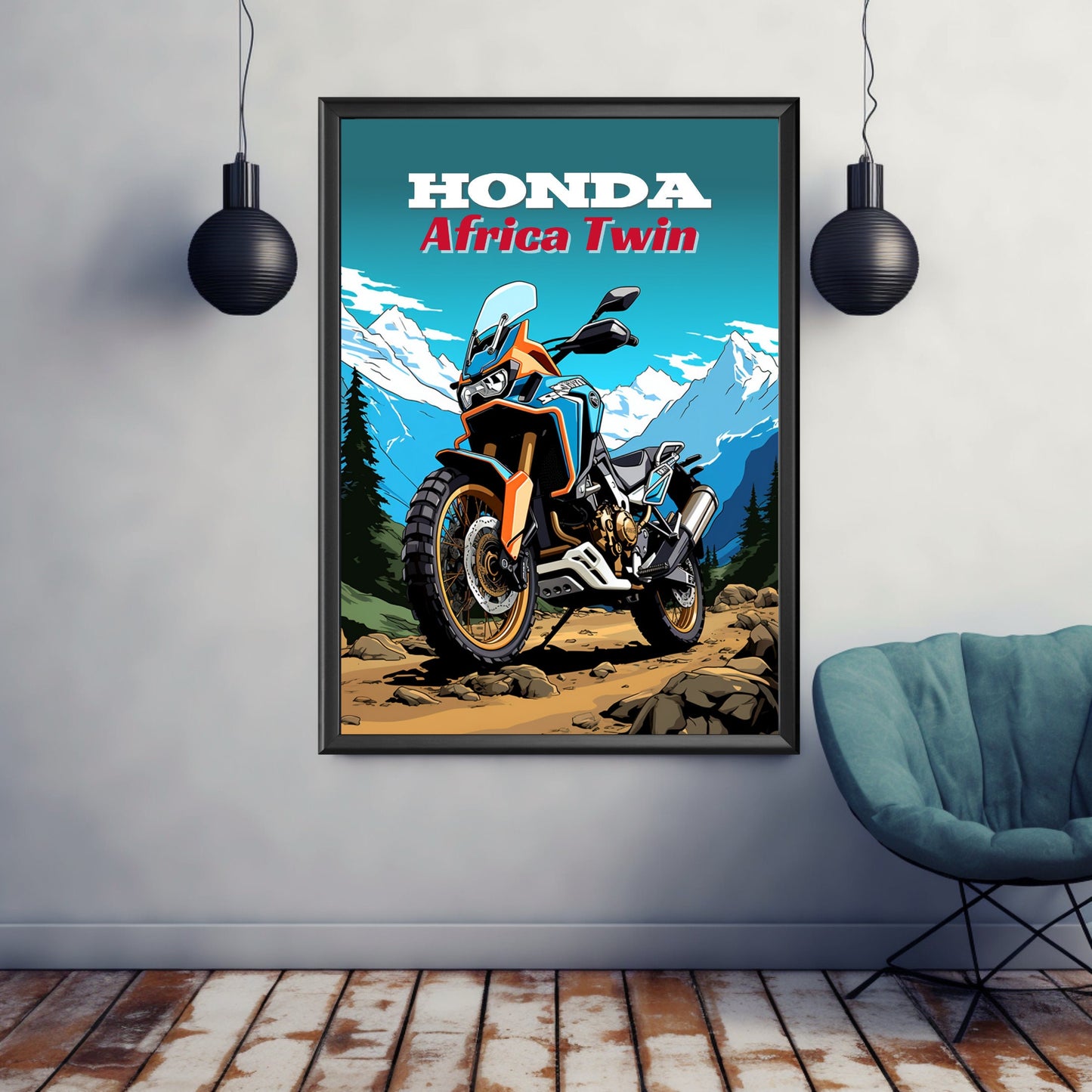 Honda Africa Twin Print