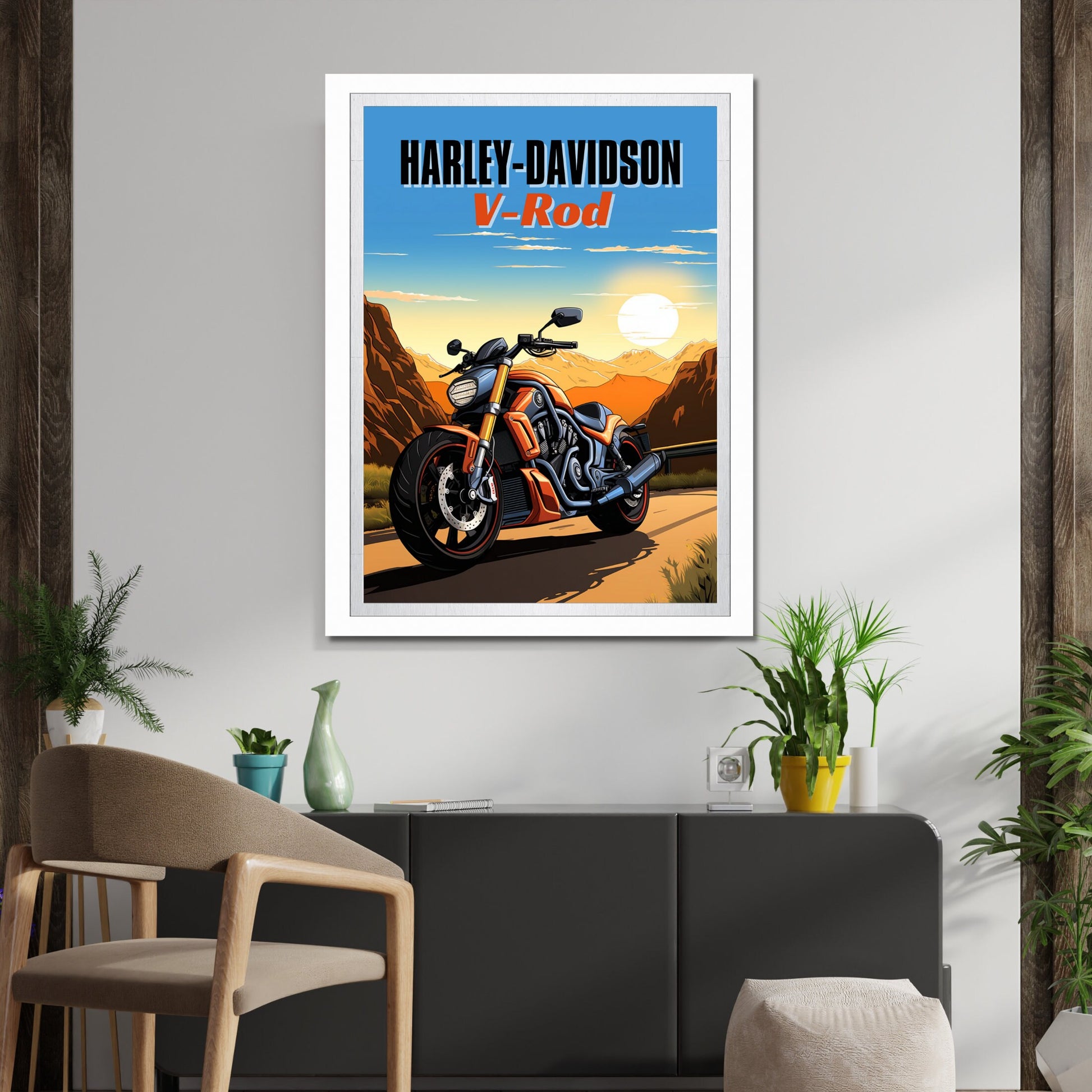 Harley-Davidson V-Rod Poster