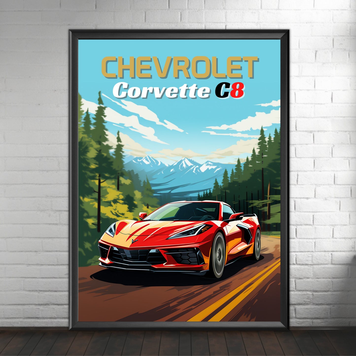 Chevrolet Corvette C8 Print