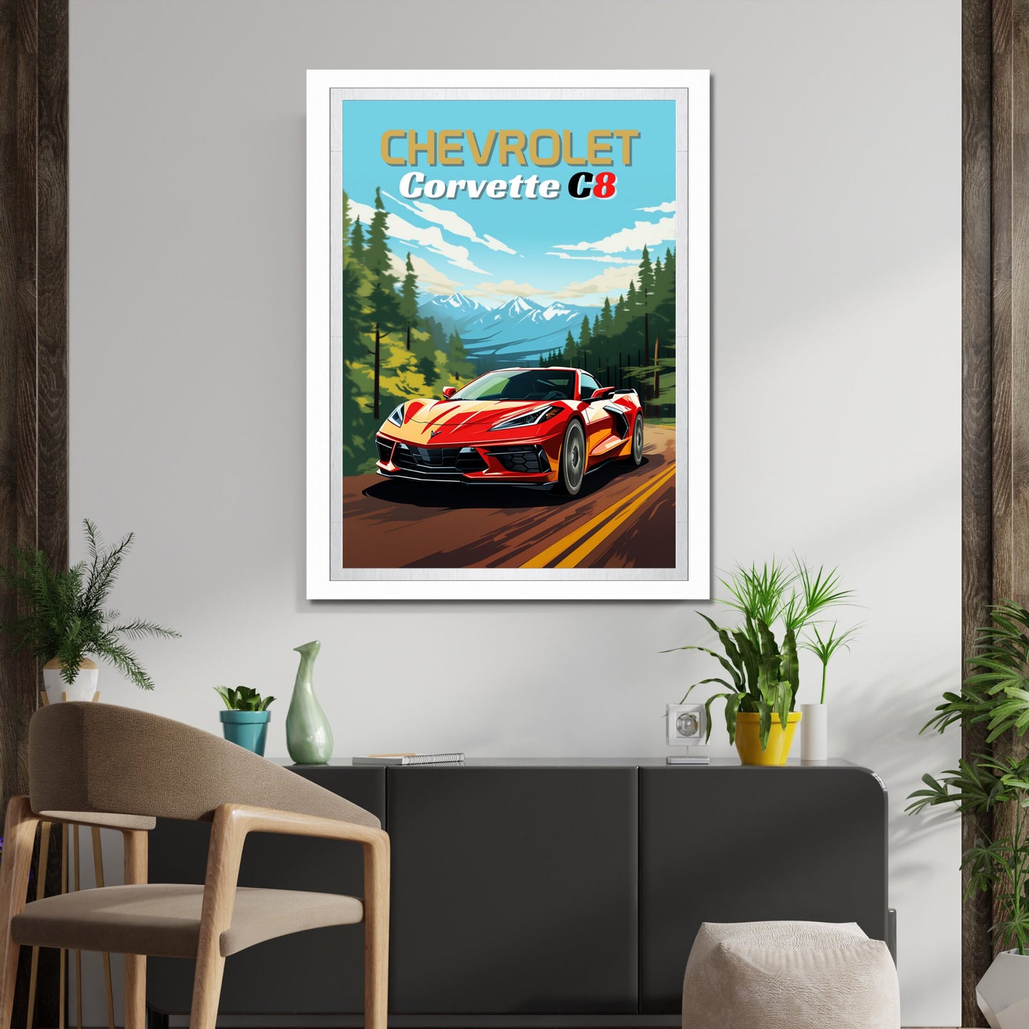 Chevrolet Corvette C8 Print