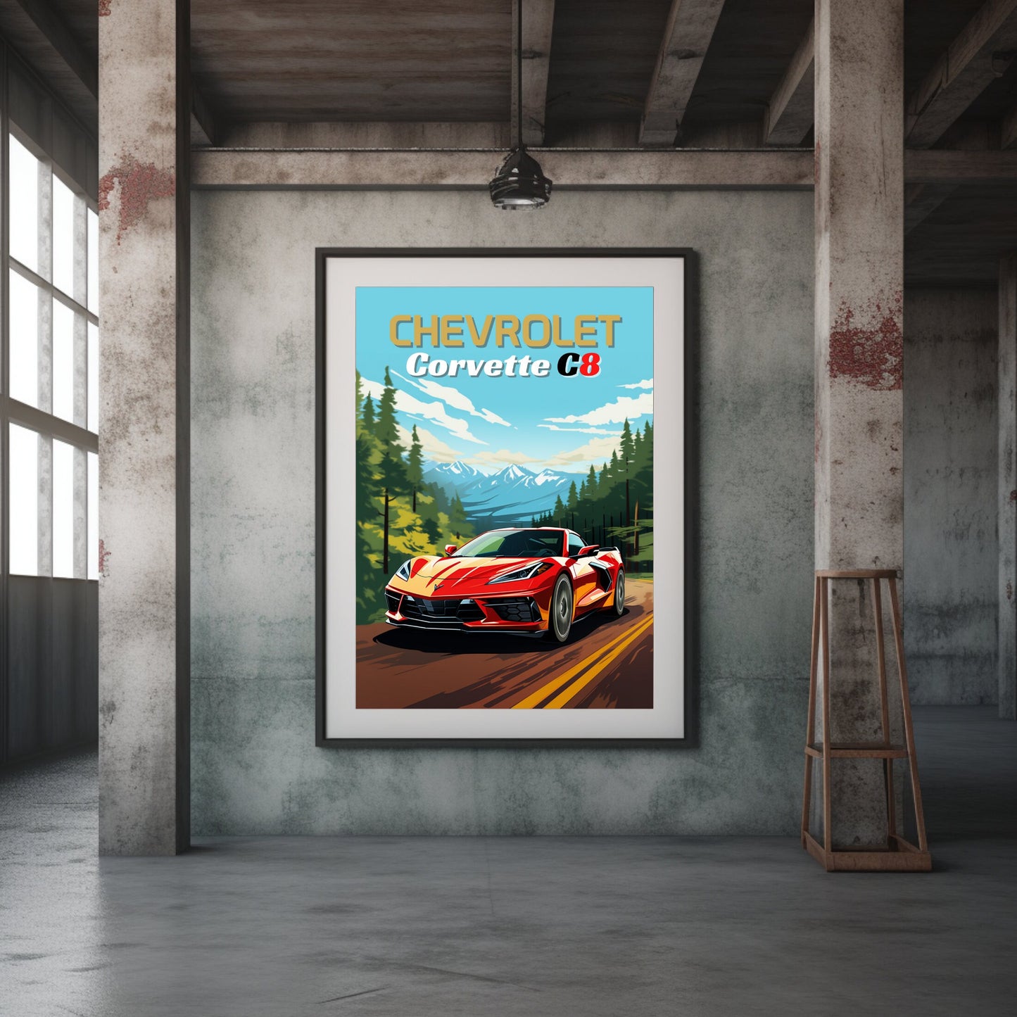 Chevrolet Corvette C8 Print