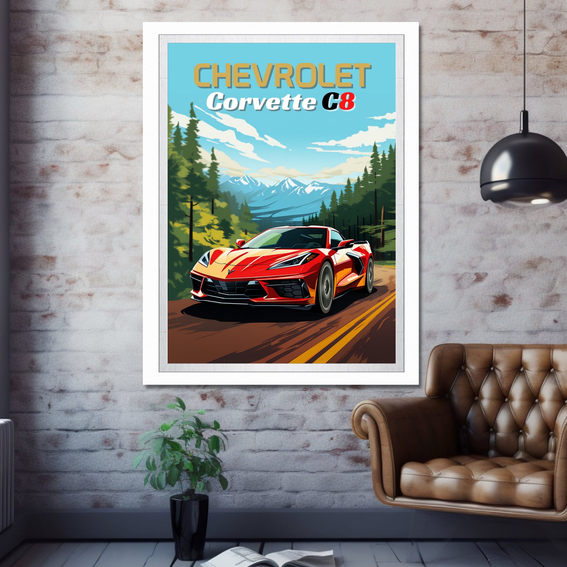 Chevrolet Corvette C8 Print