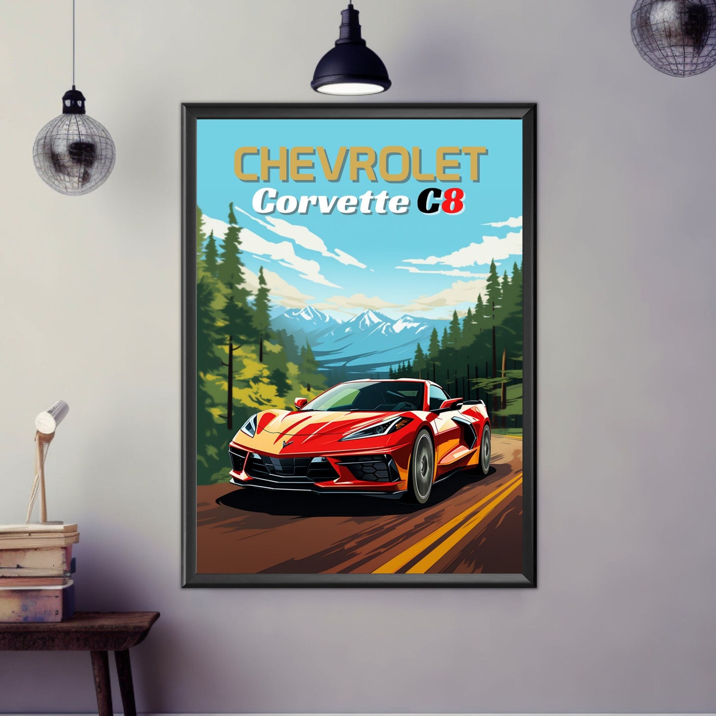 Chevrolet Corvette C8 Print