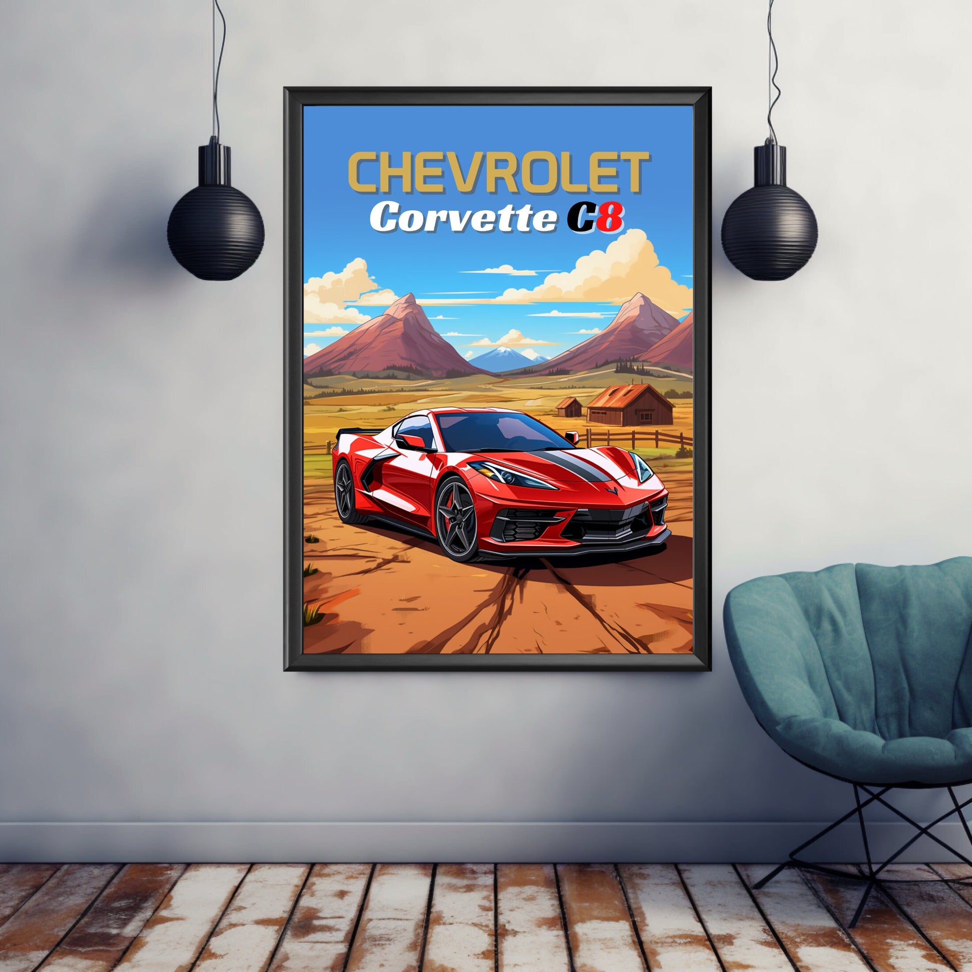 Chevrolet Corvette C8 Poster