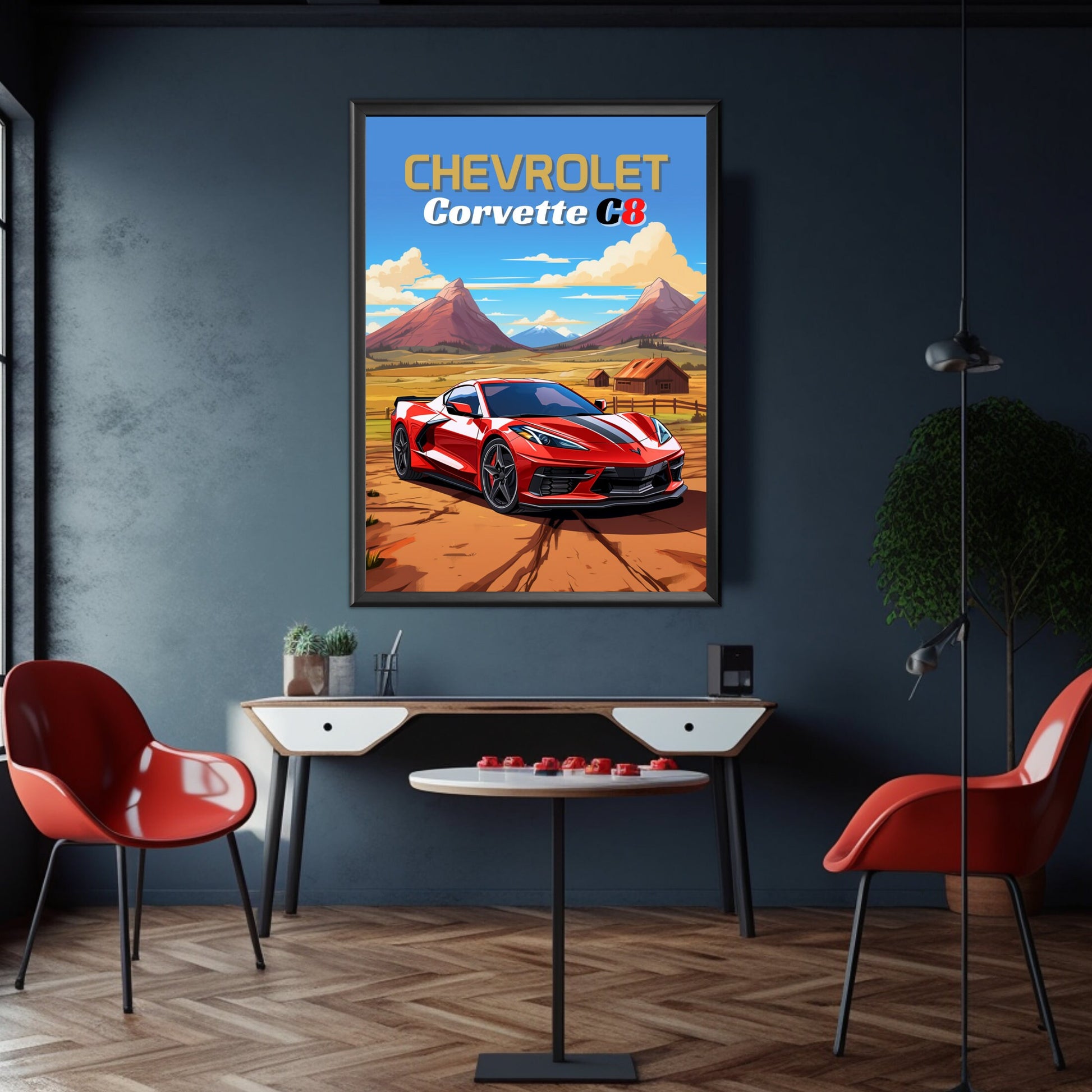 Chevrolet Corvette C8 Poster