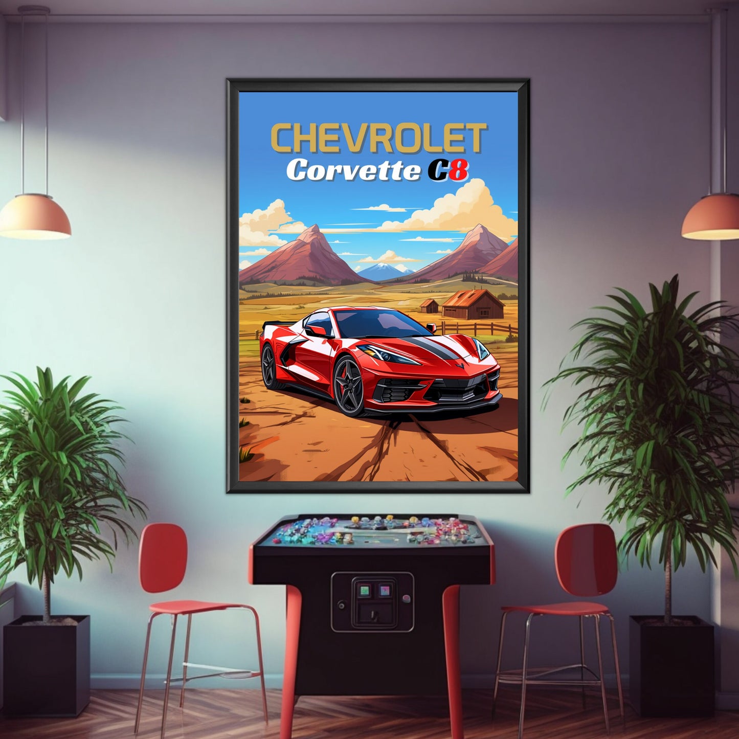 Chevrolet Corvette C8 Poster