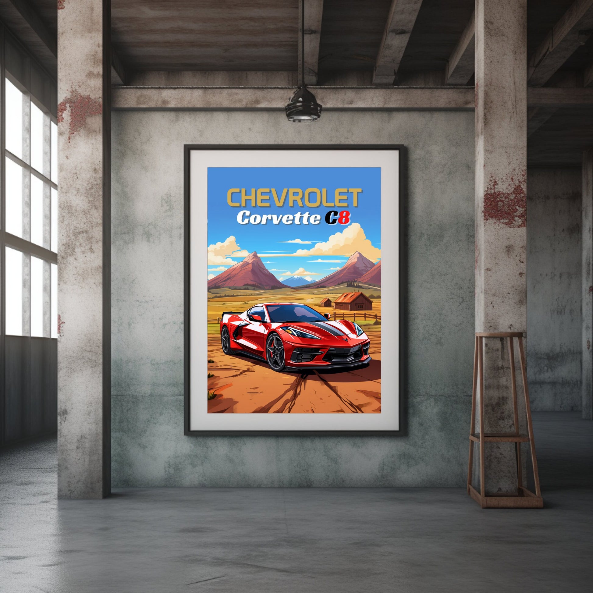 Chevrolet Corvette C8 Poster