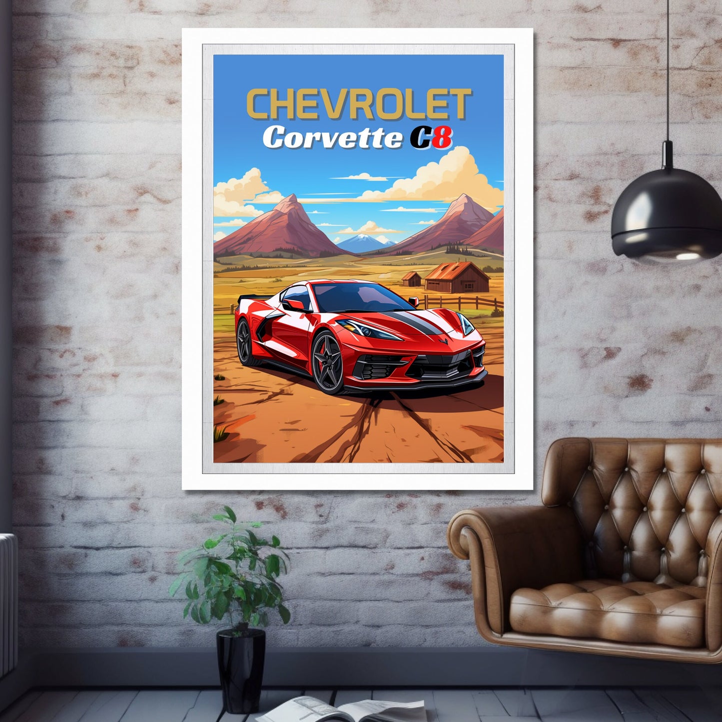 Chevrolet Corvette C8 Poster