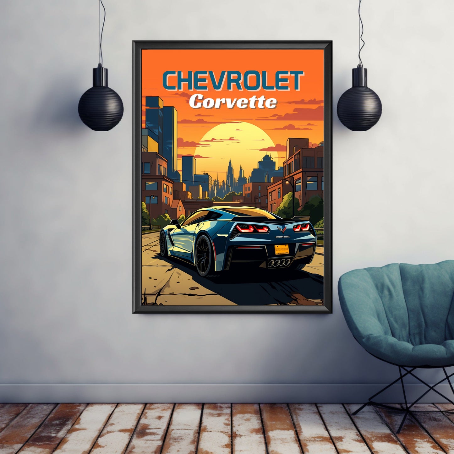 Chevrolet Corvette C7 Poster