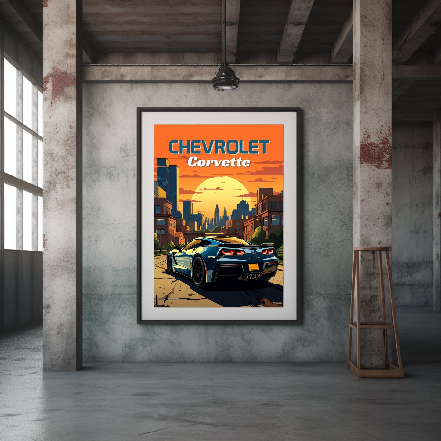 Chevrolet Corvette C7 Poster