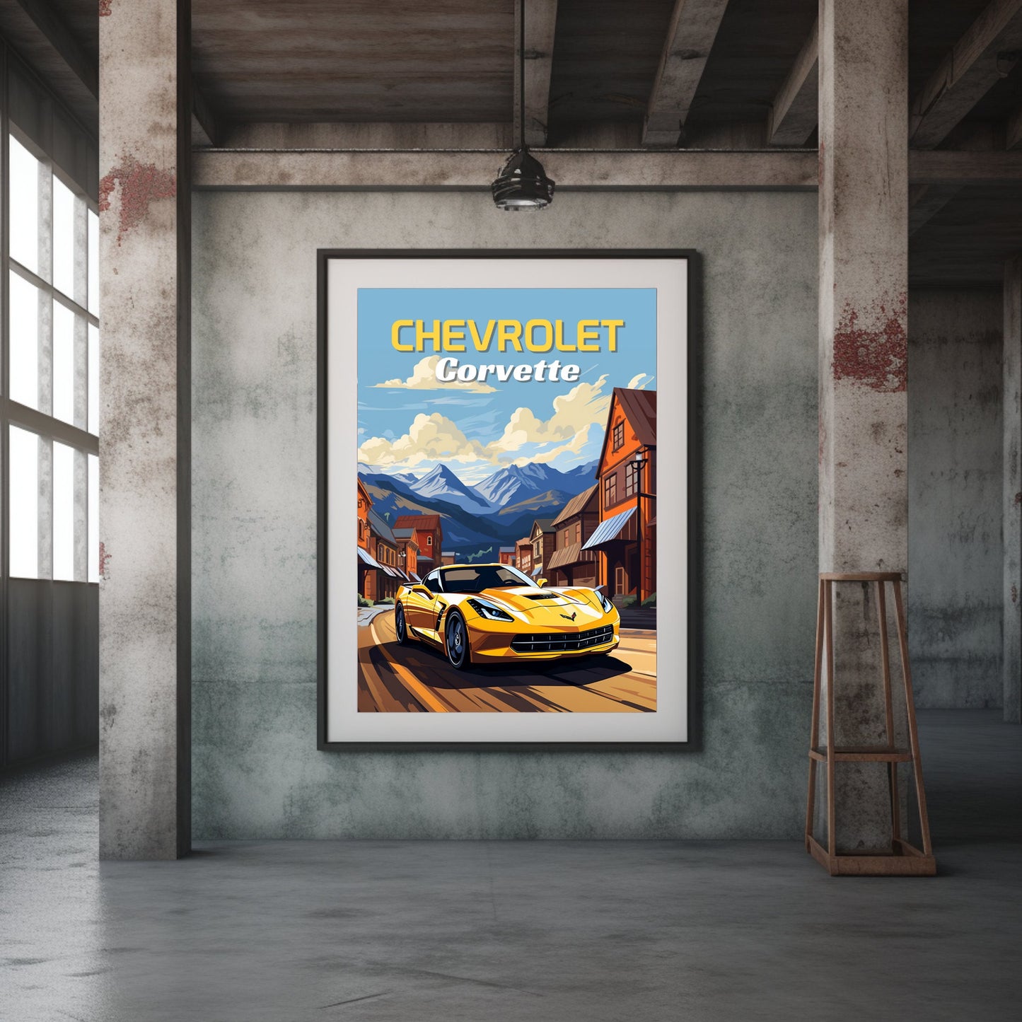 Chevrolet Corvette C7 Print