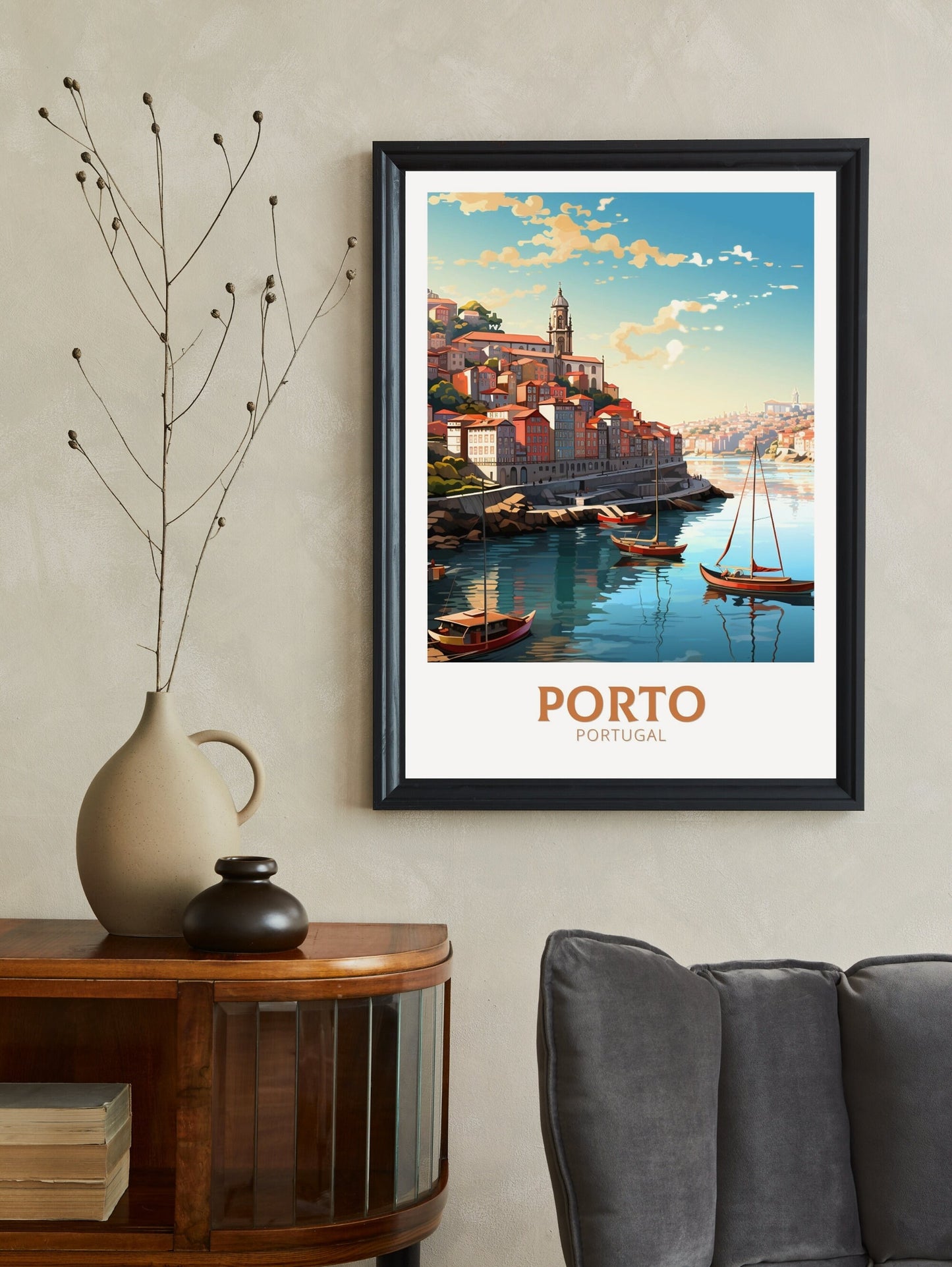 Porto Poster | Porto Travel Print | Porto Wall Art | Porto Print | Portugal Print | Portugal Home Decor | Porto Travel Art | ID 533