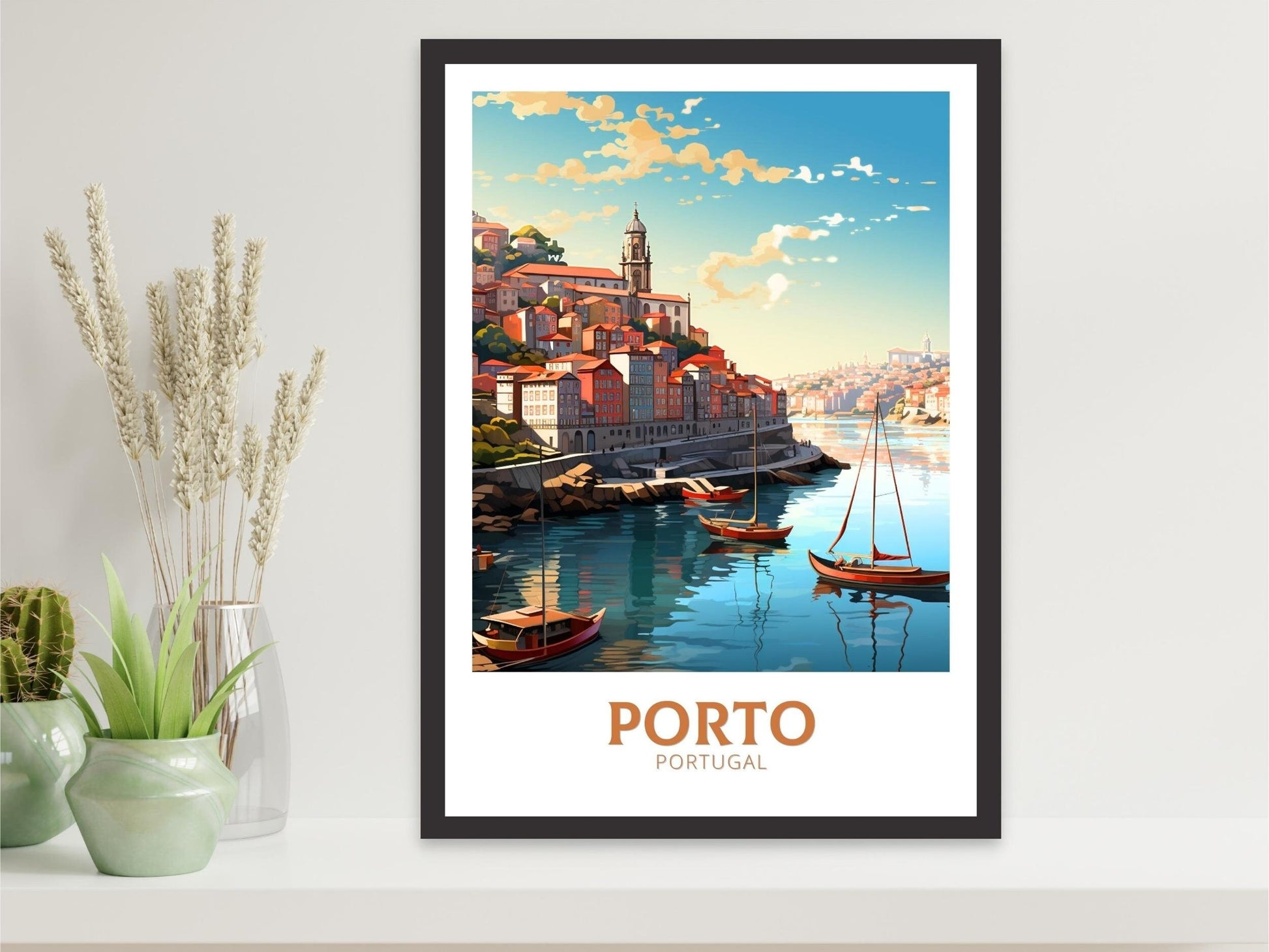 Porto Poster | Porto Travel Print | Porto Wall Art | Porto Print | Portugal Print | Portugal Home Decor | Porto Travel Art | ID 533