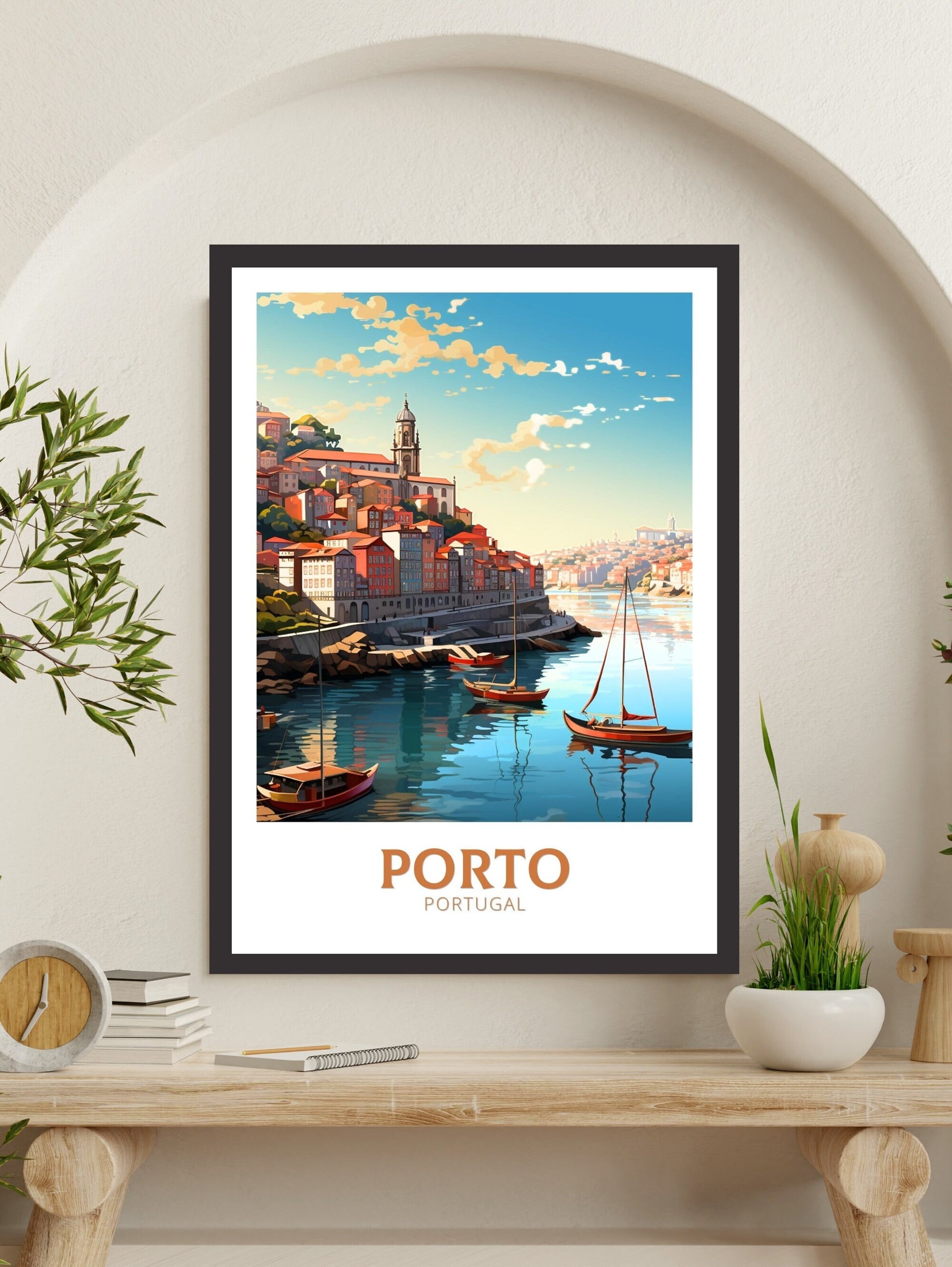 Porto Poster | Porto Travel Print | Porto Wall Art | Porto Print | Portugal Print | Portugal Home Decor | Porto Travel Art | ID 533