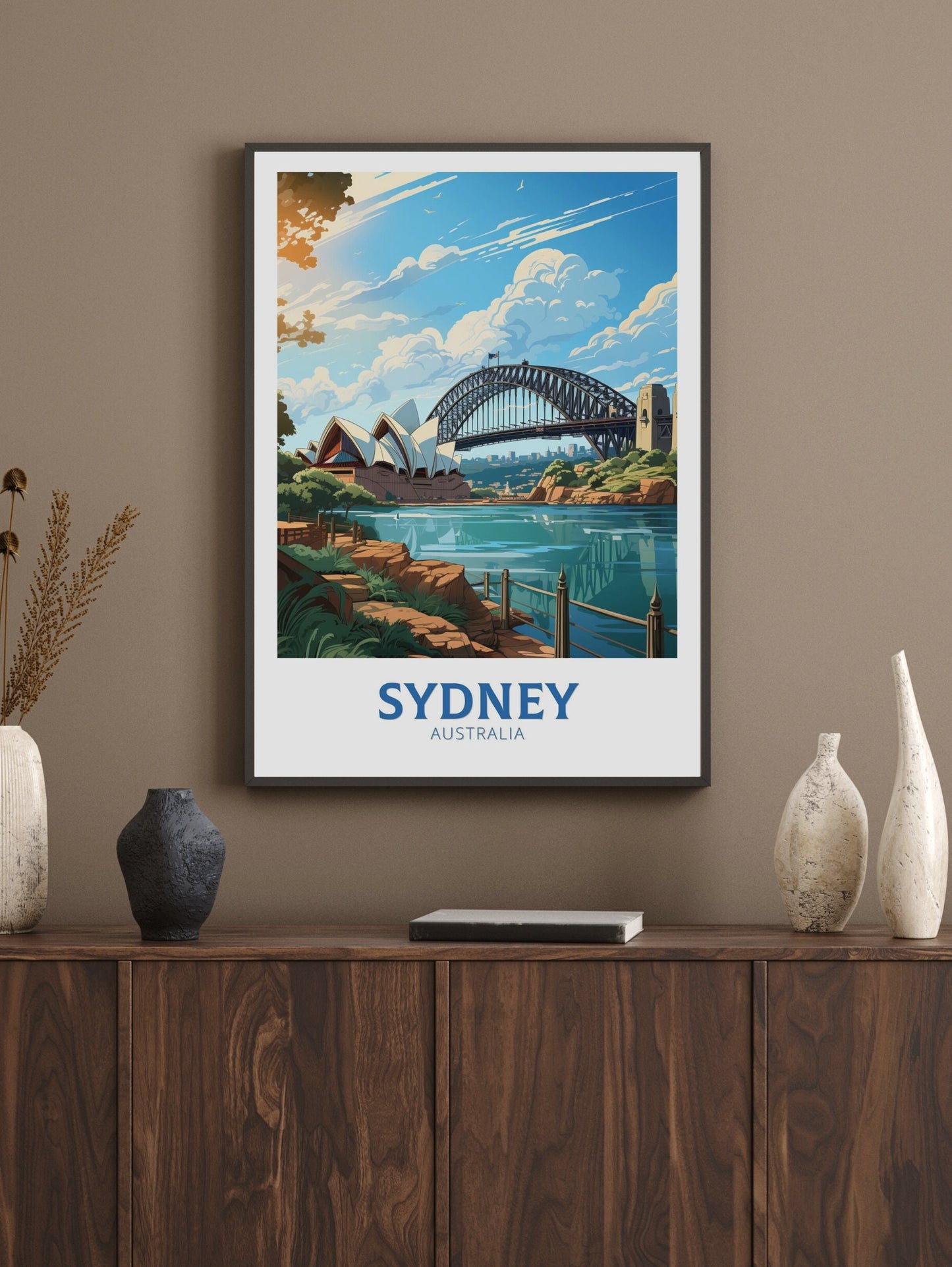 Sydney Poster | Sydney Travel Print | Sydney Illustration | Sydney Poster | Australia Print | Australia Wall Art | Australia Poster ID 536