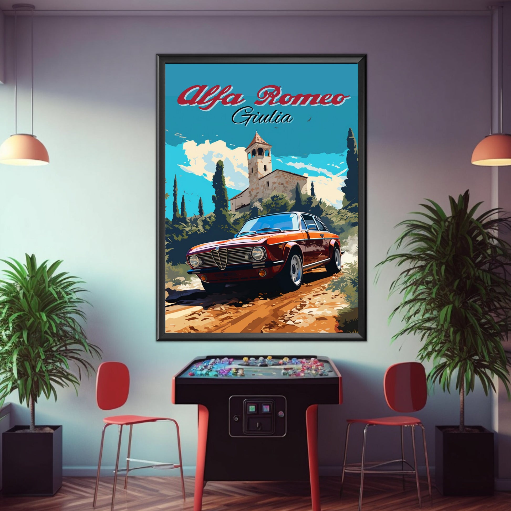 Alfa Romeo Giulia Car Print