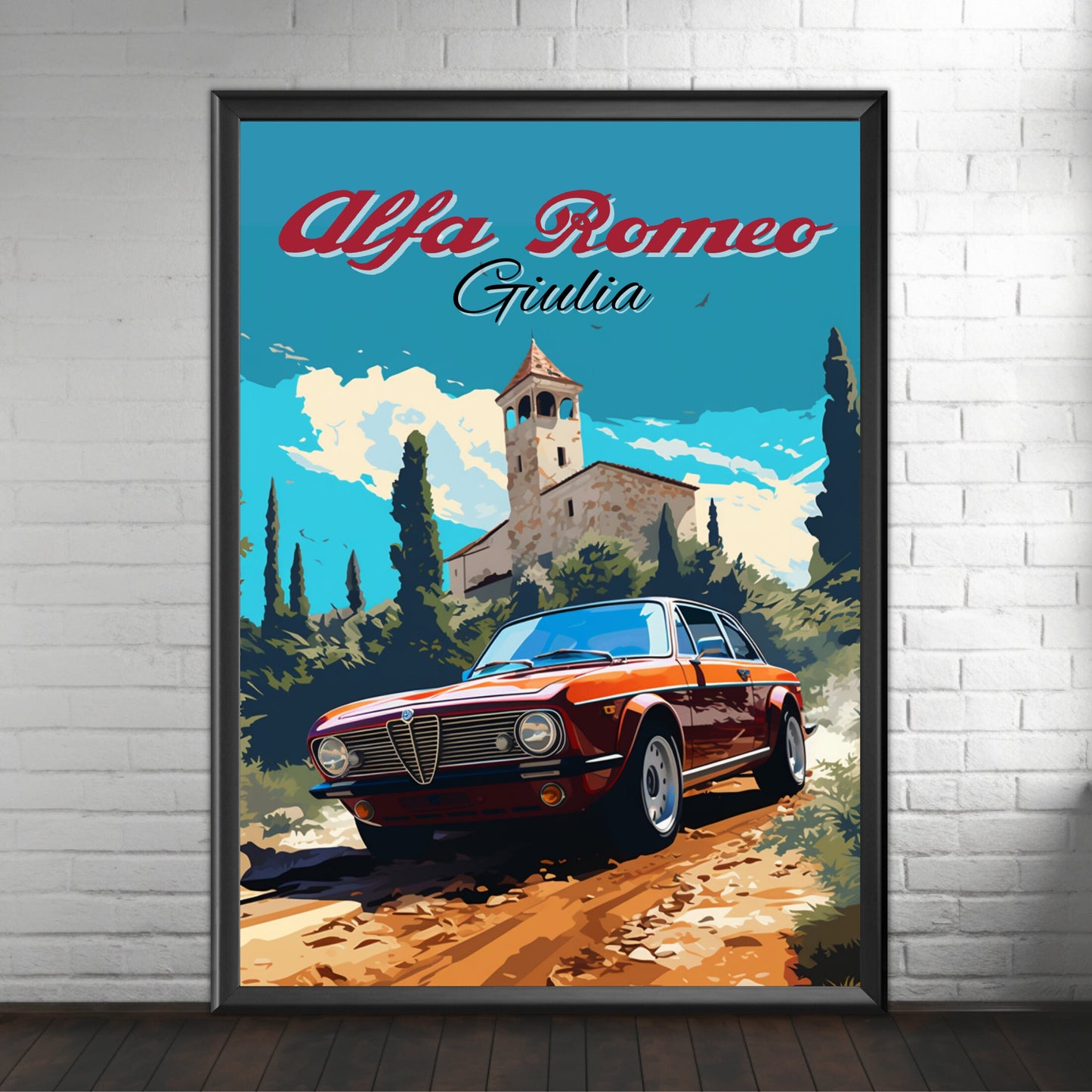 Alfa Romeo Giulia Car Print