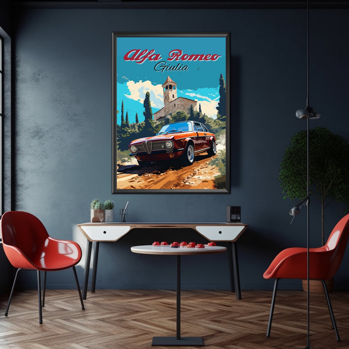 Alfa Romeo Giulia Car Print