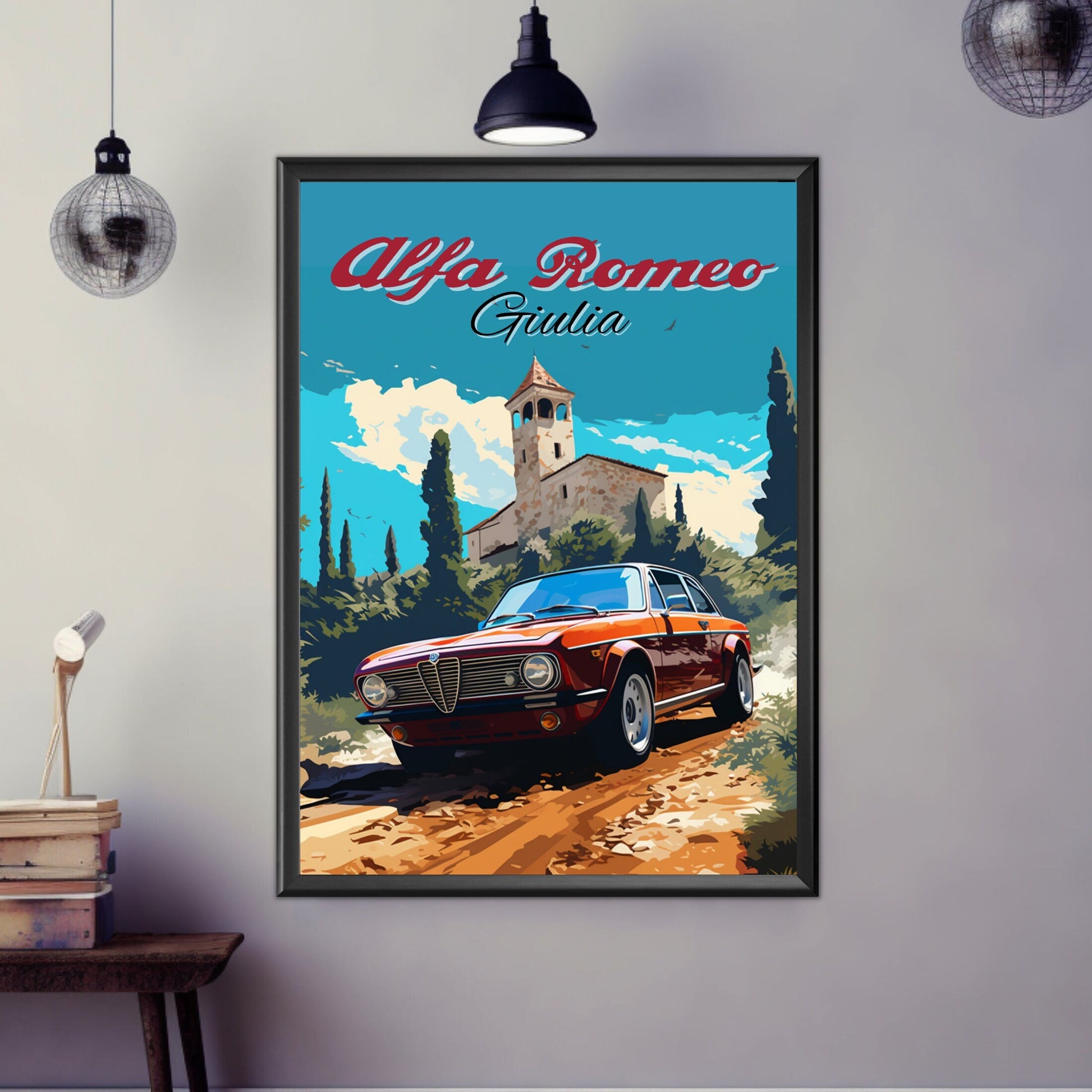 Alfa Romeo Giulia Car Print