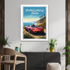 Pagani Zonda Poster, Pagani Zonda Print, 2000s Car Print, Supercar print, Car Print, Car Poster, Car Art, Classic Car Print,