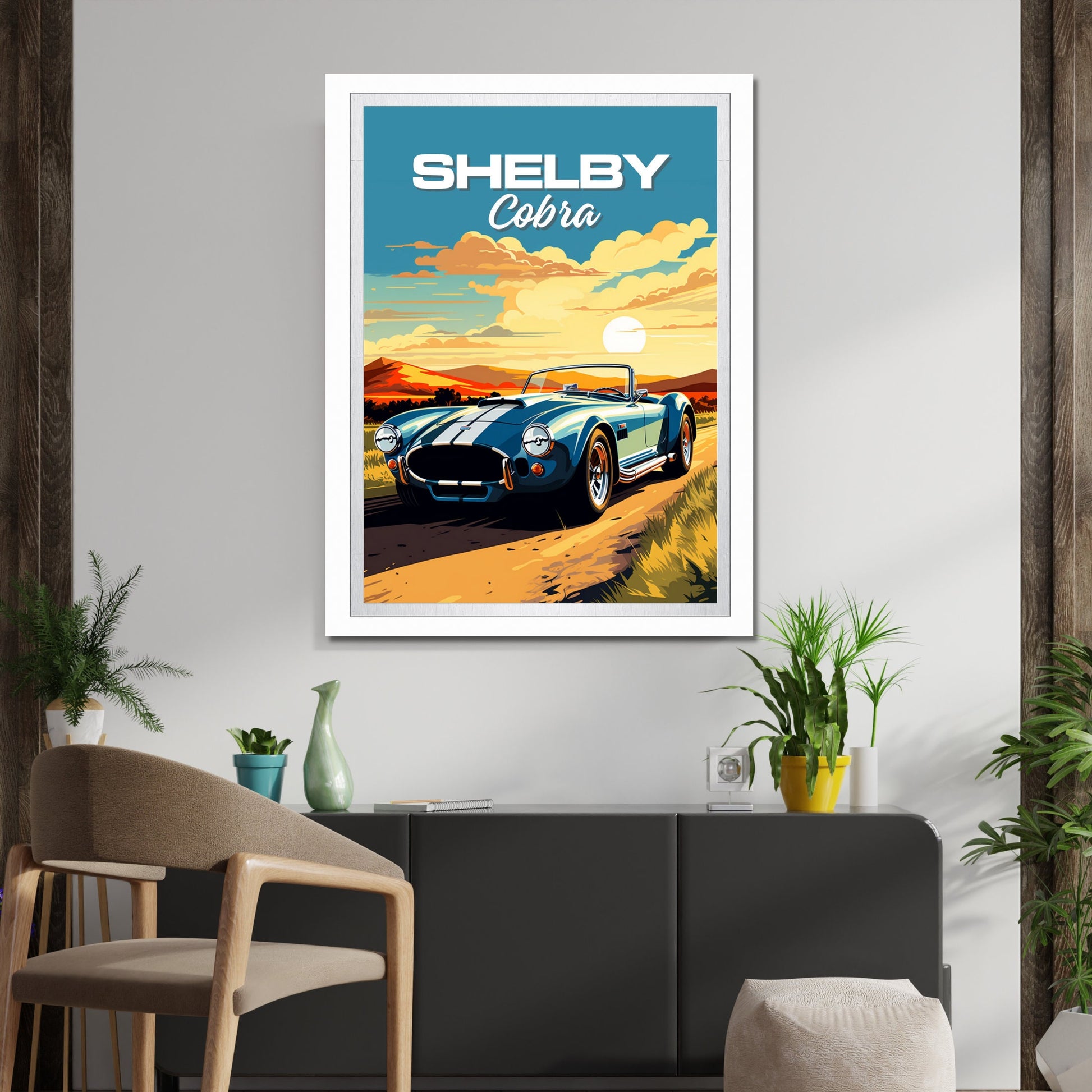 1960s Shelby Cobra Poster