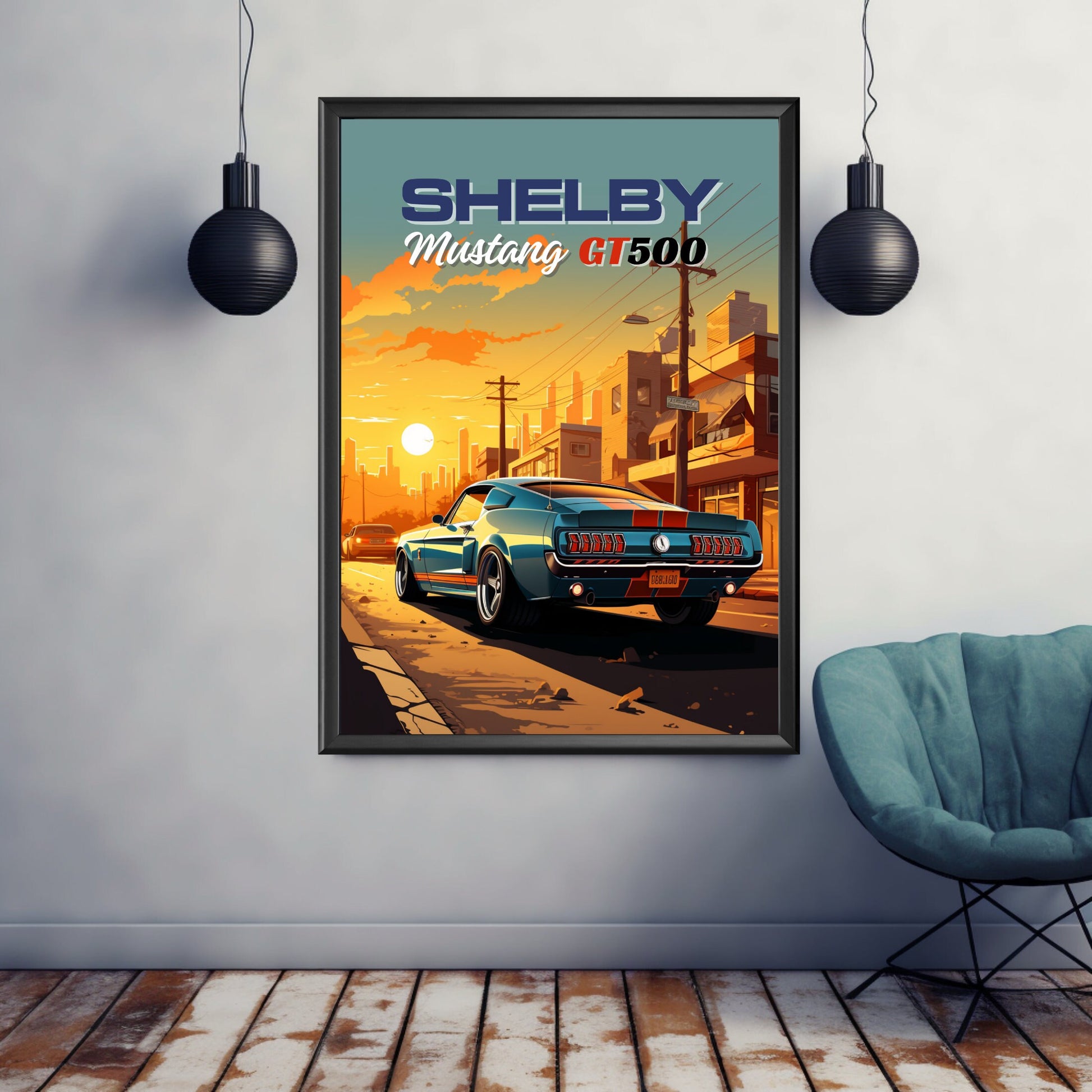 Shelby Mustang GT500 Poster