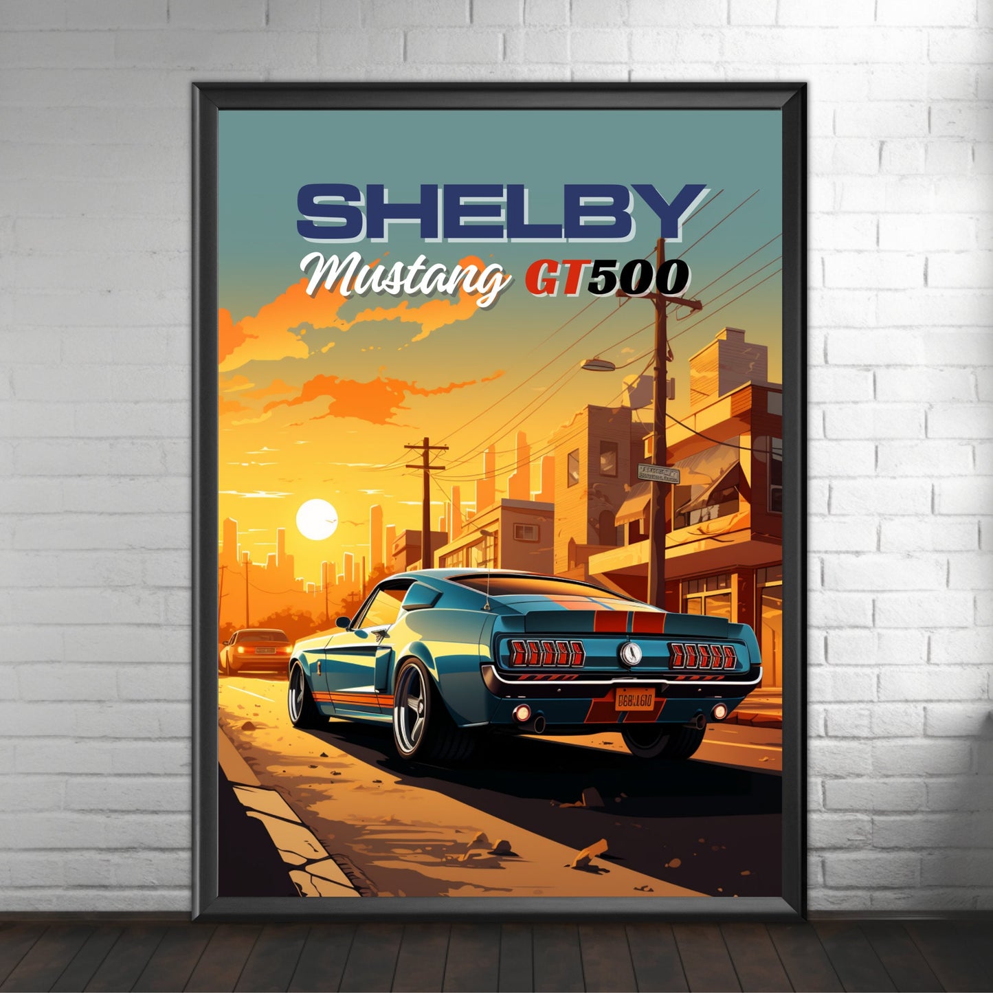 Shelby Mustang GT500 Poster