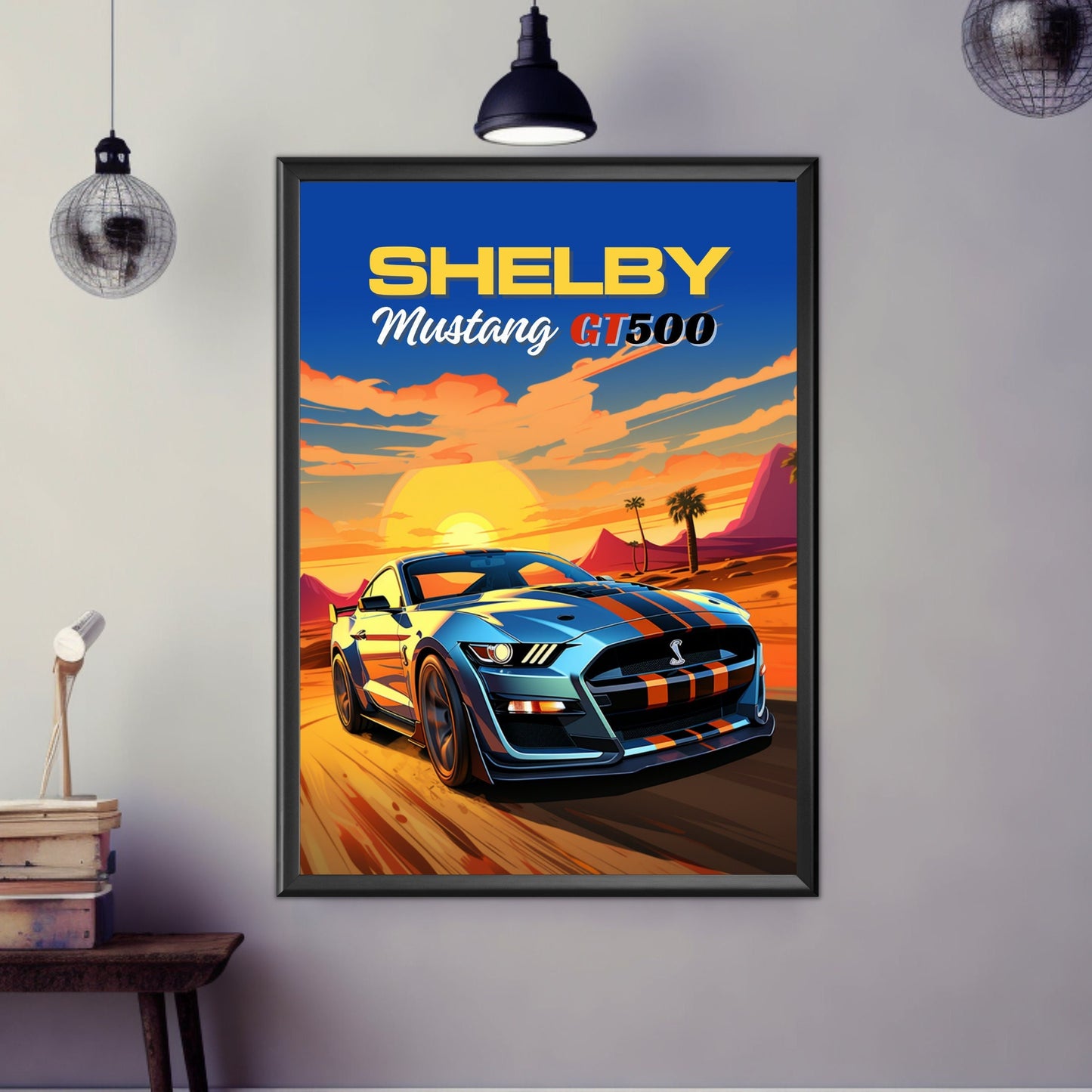 Shelby Mustang GT500 Print