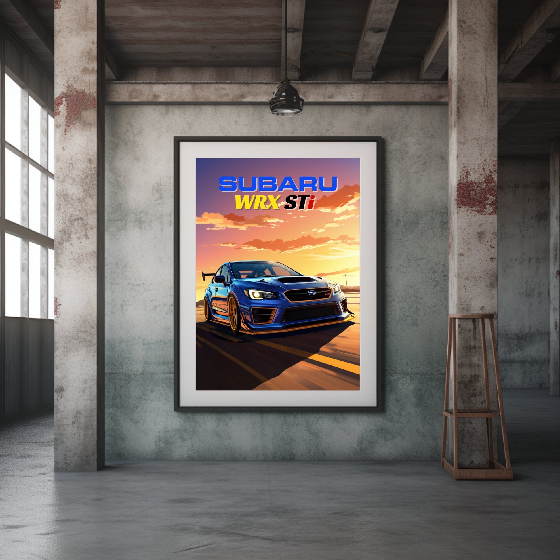 Subaru WRX STi Poster