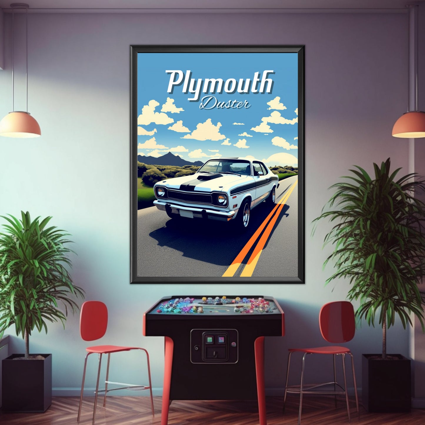 Plymouth Duster Poster - 1970s