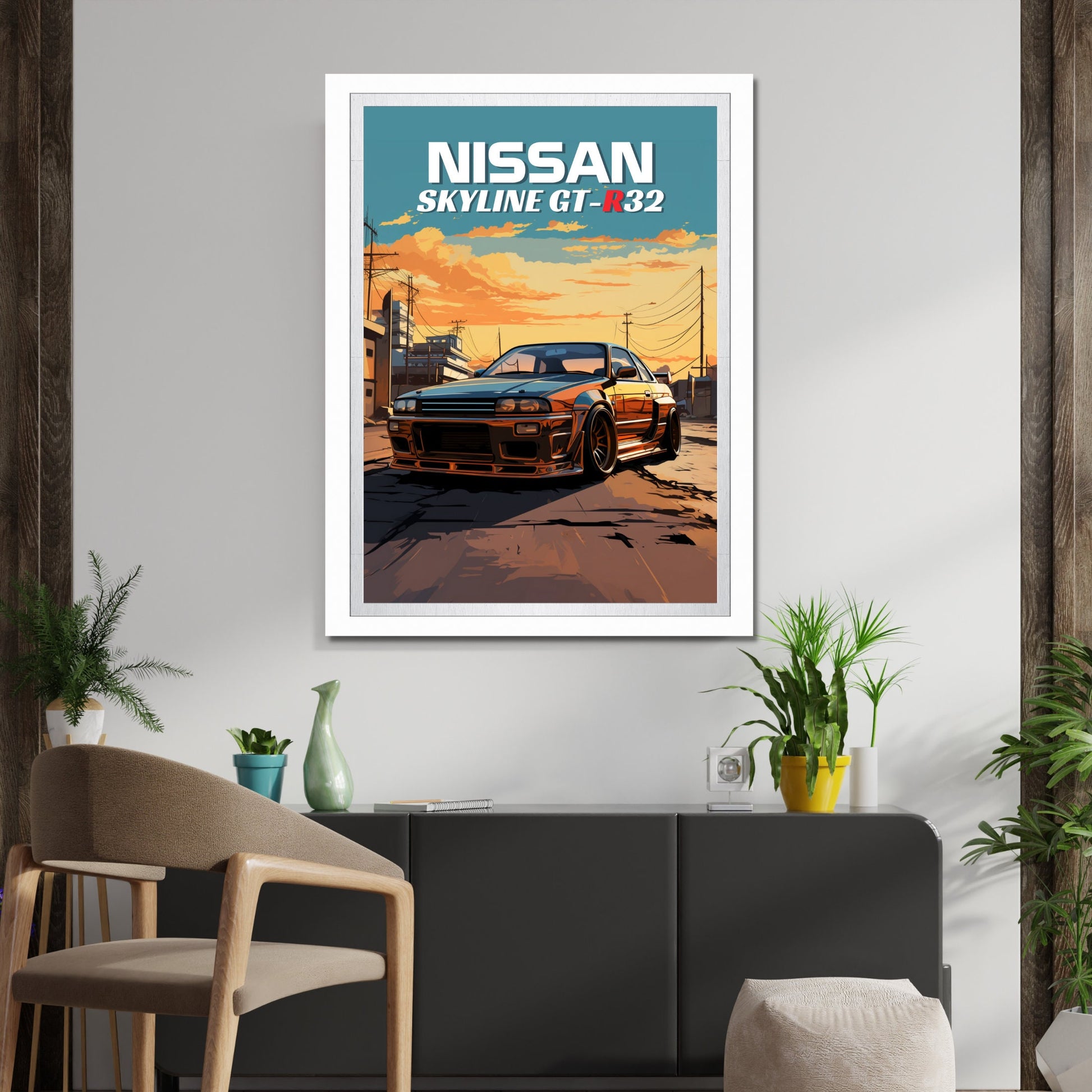 Nissan Skyline GT-R R32 Print, 1990s