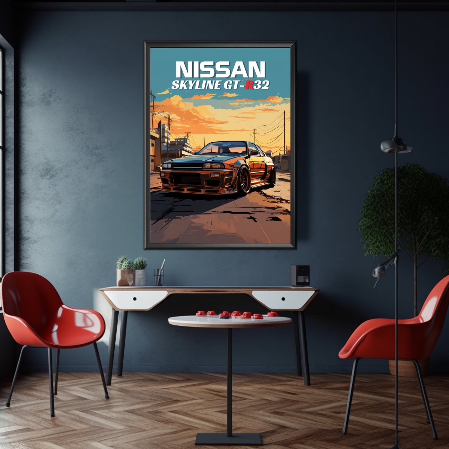 Nissan Skyline GT-R R32 Print, 1990s