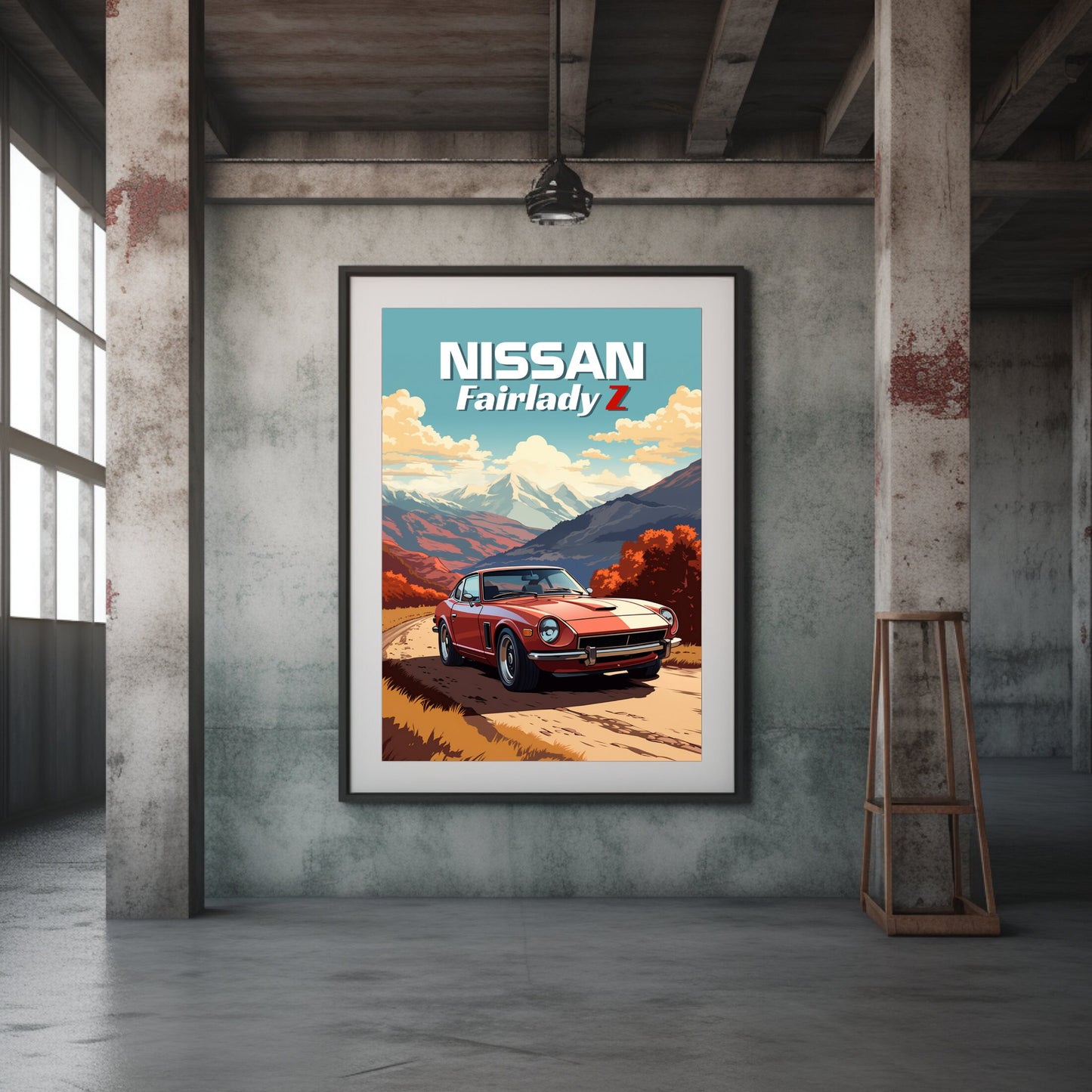 Nissan Fairlady Z Print, 1970s