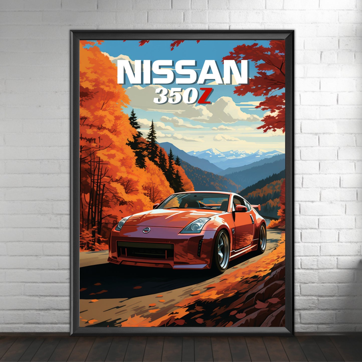 Nissan 350Z Print, 2000s