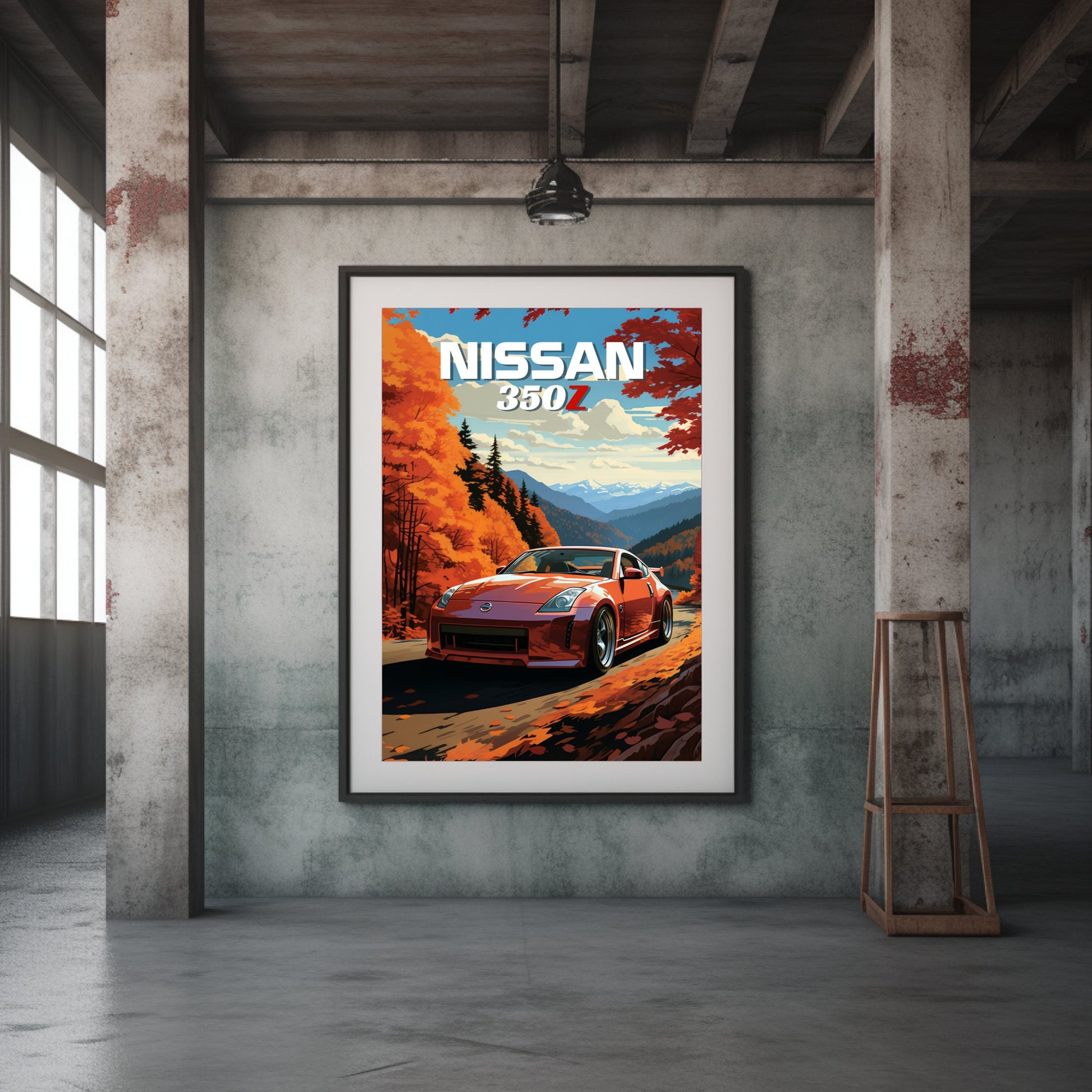 Nissan 350Z Print, 2000s