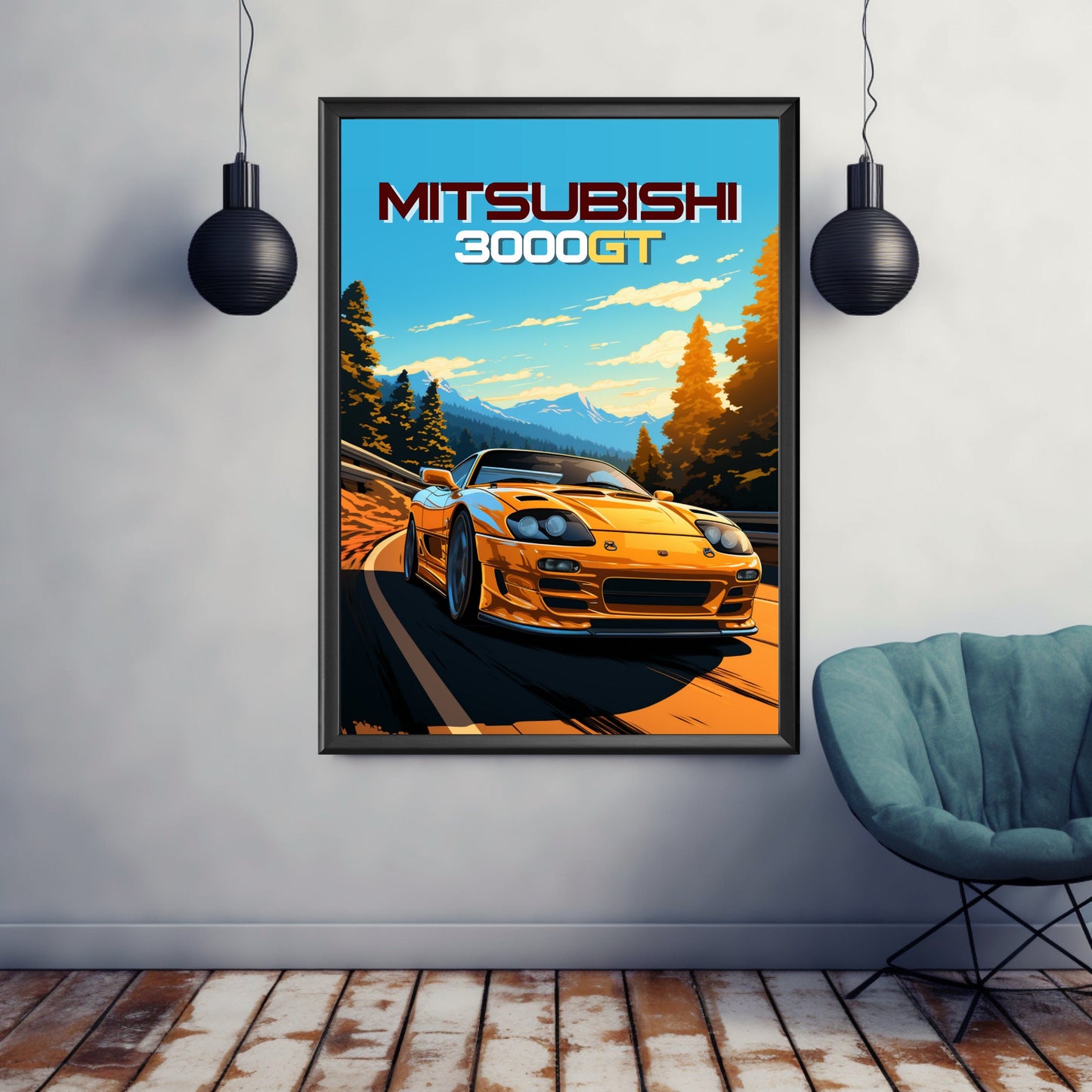 Mitsubishi 3000GT Print, 1990s