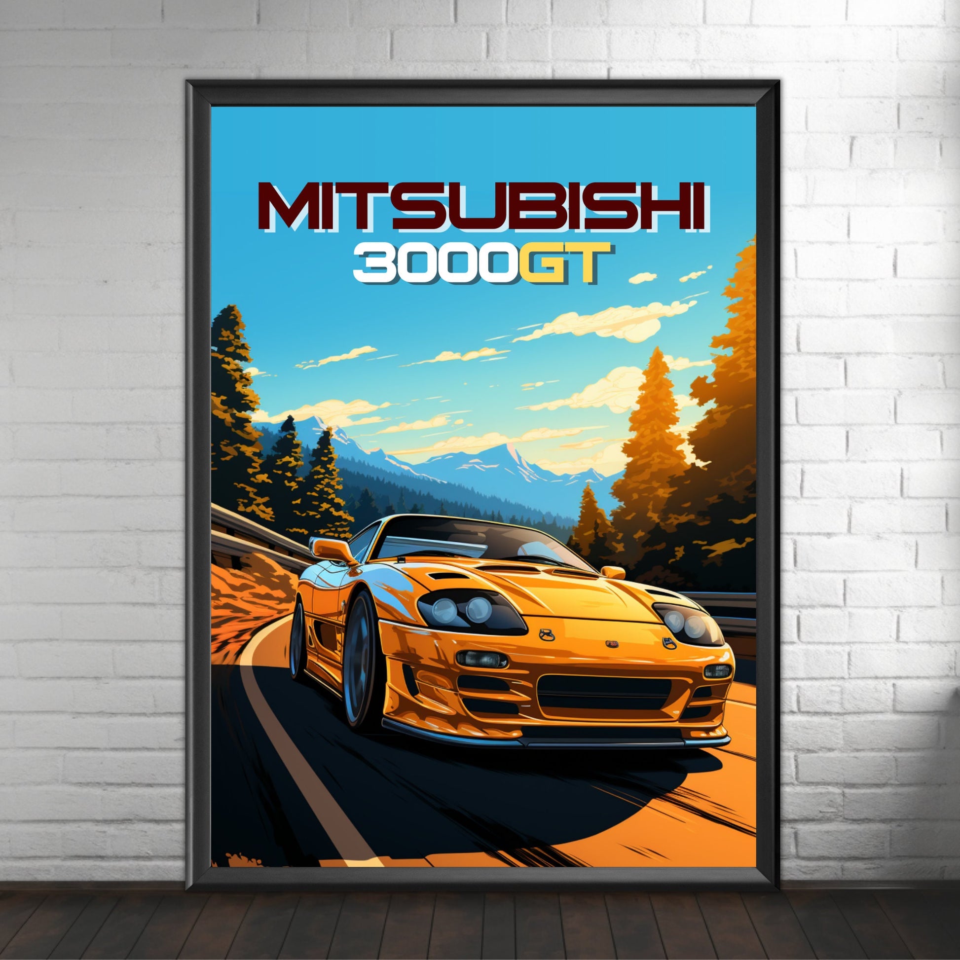 Mitsubishi 3000GT Print, 1990s