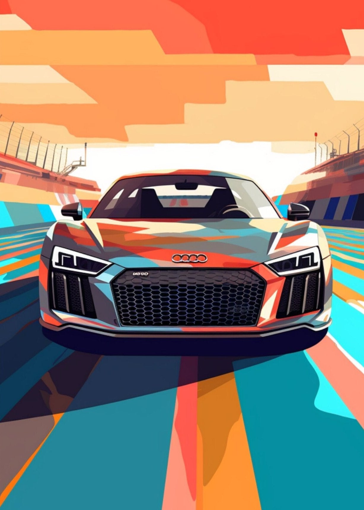 Audi R8 Car Print