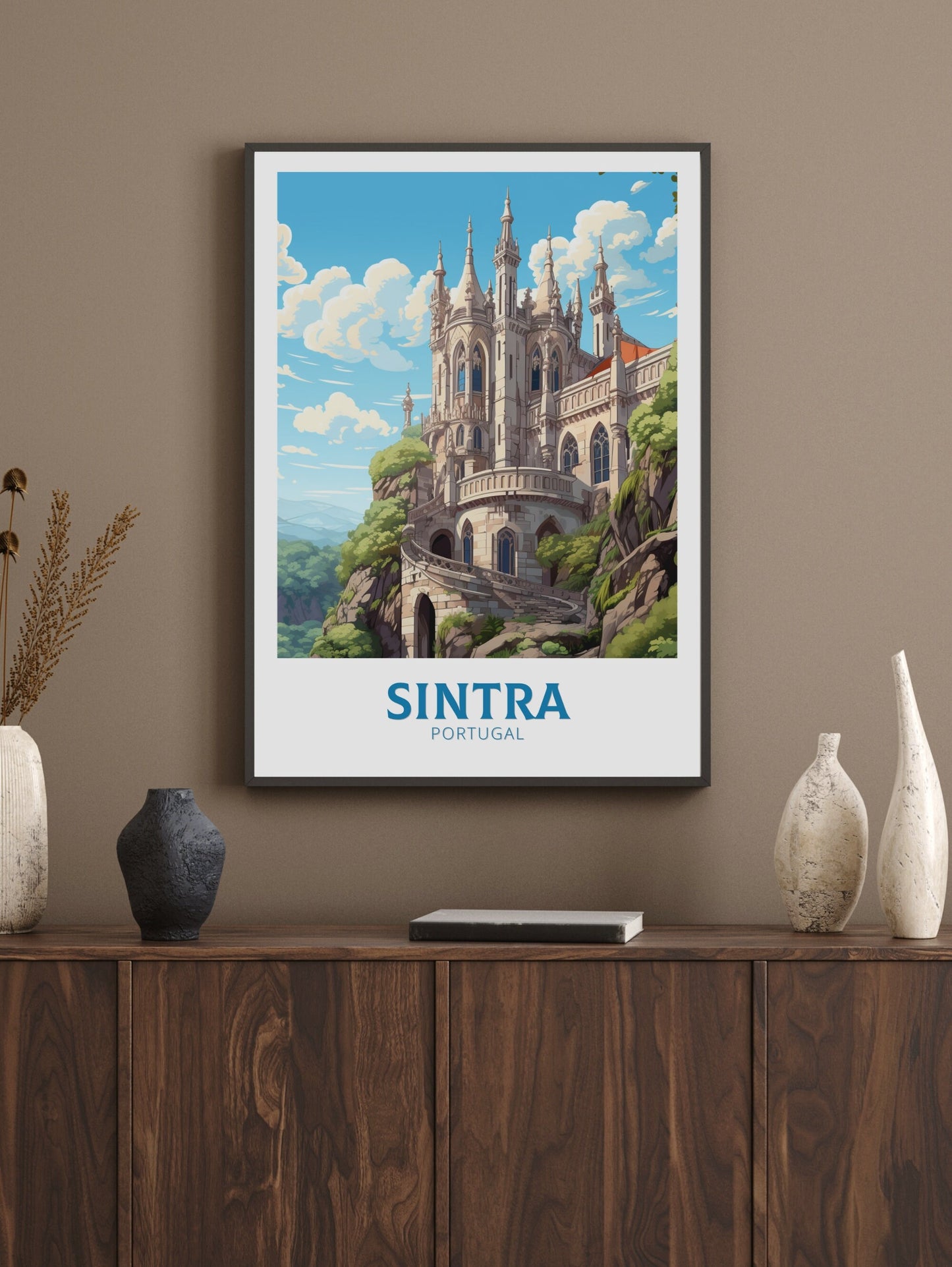 Sintra Print | Sintra Illustration | Sintra Wall Art | Sintra Travel Print | Portugal Print | Sintra Home Decor | Sintra Travel Print ID 549