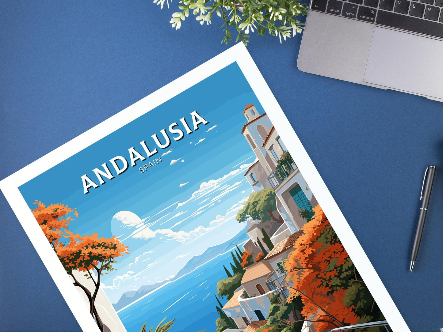 Andalusia Poster | Andalusia Illustration | Andalusia Wall Art | Andalusia Travel Print | Andalusia Design | Andalusia Spain ID 556